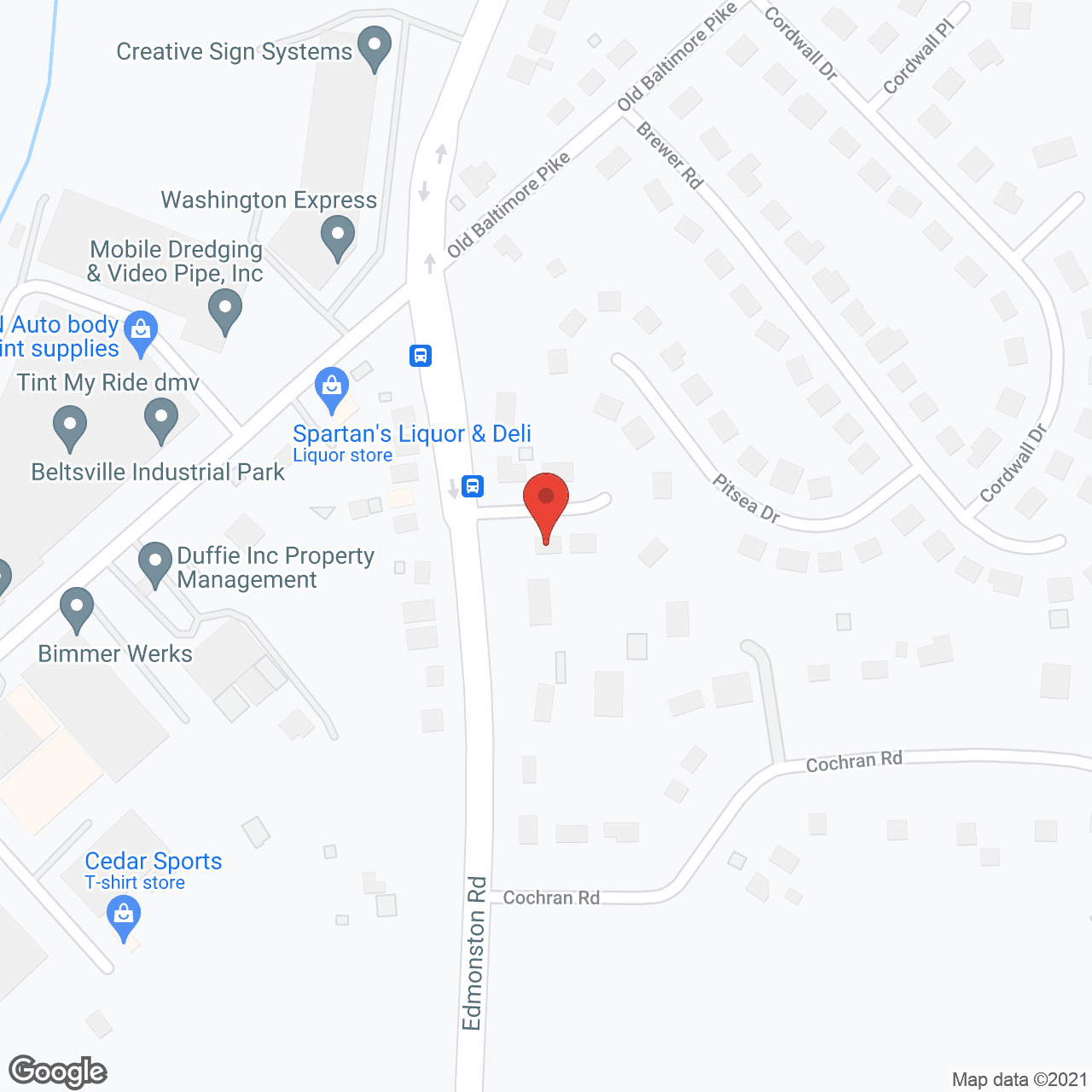 Serenity Assisted Living in google map