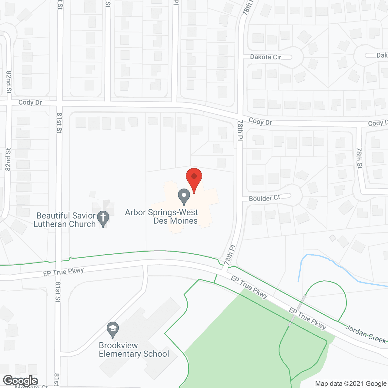 Arbor Springs in google map