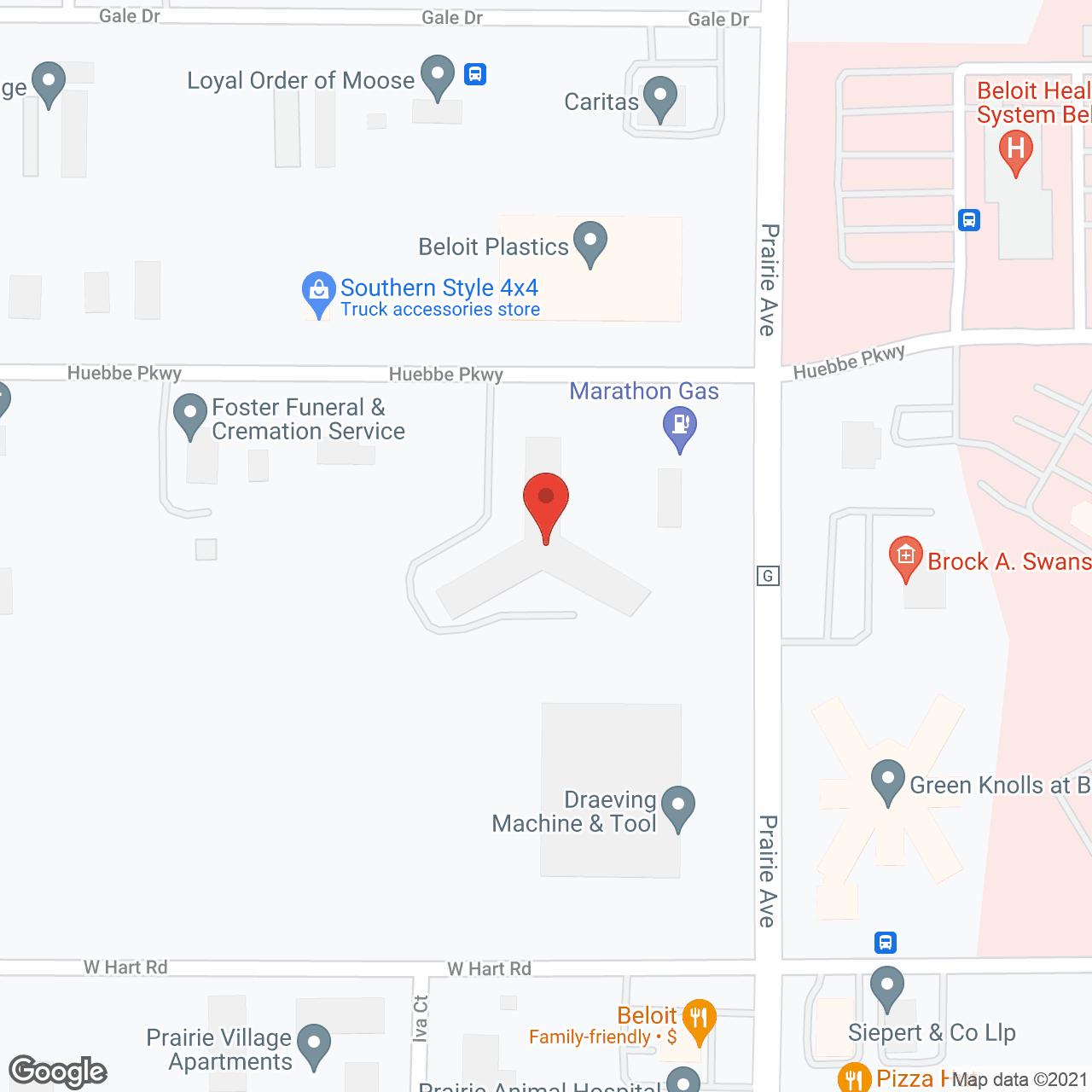 Rock Bay Harbor in google map