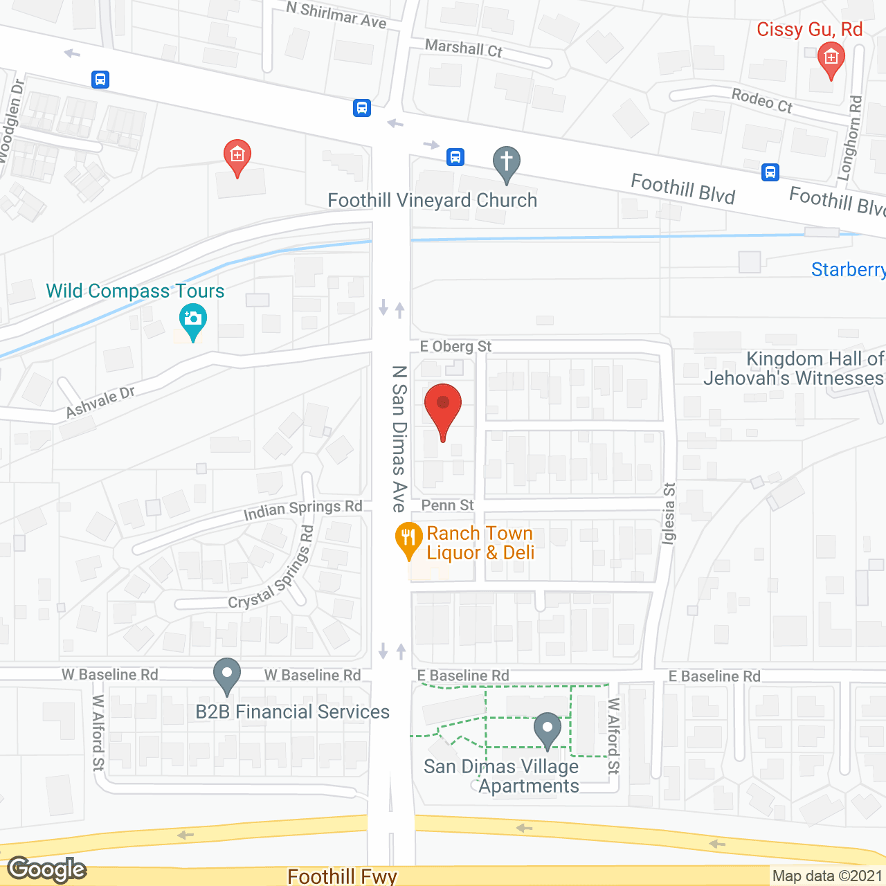 San Dimas Adventist Home Care in google map
