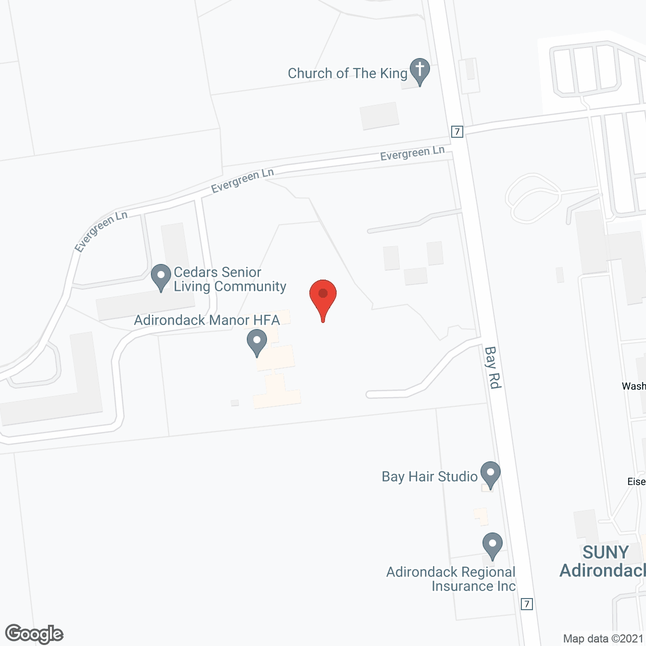 Adirondack Manor in google map