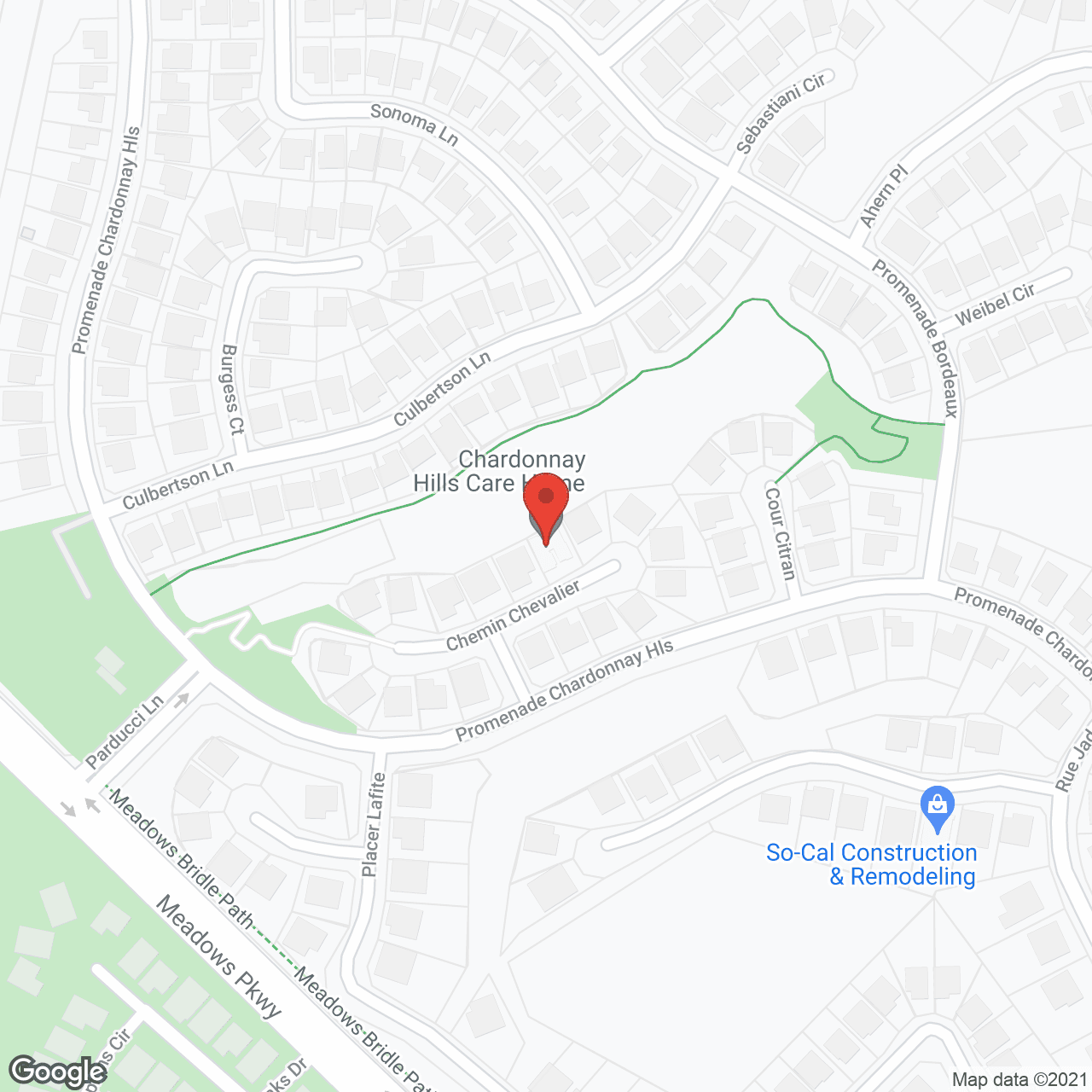 Chardonnay Hills Care Home in google map