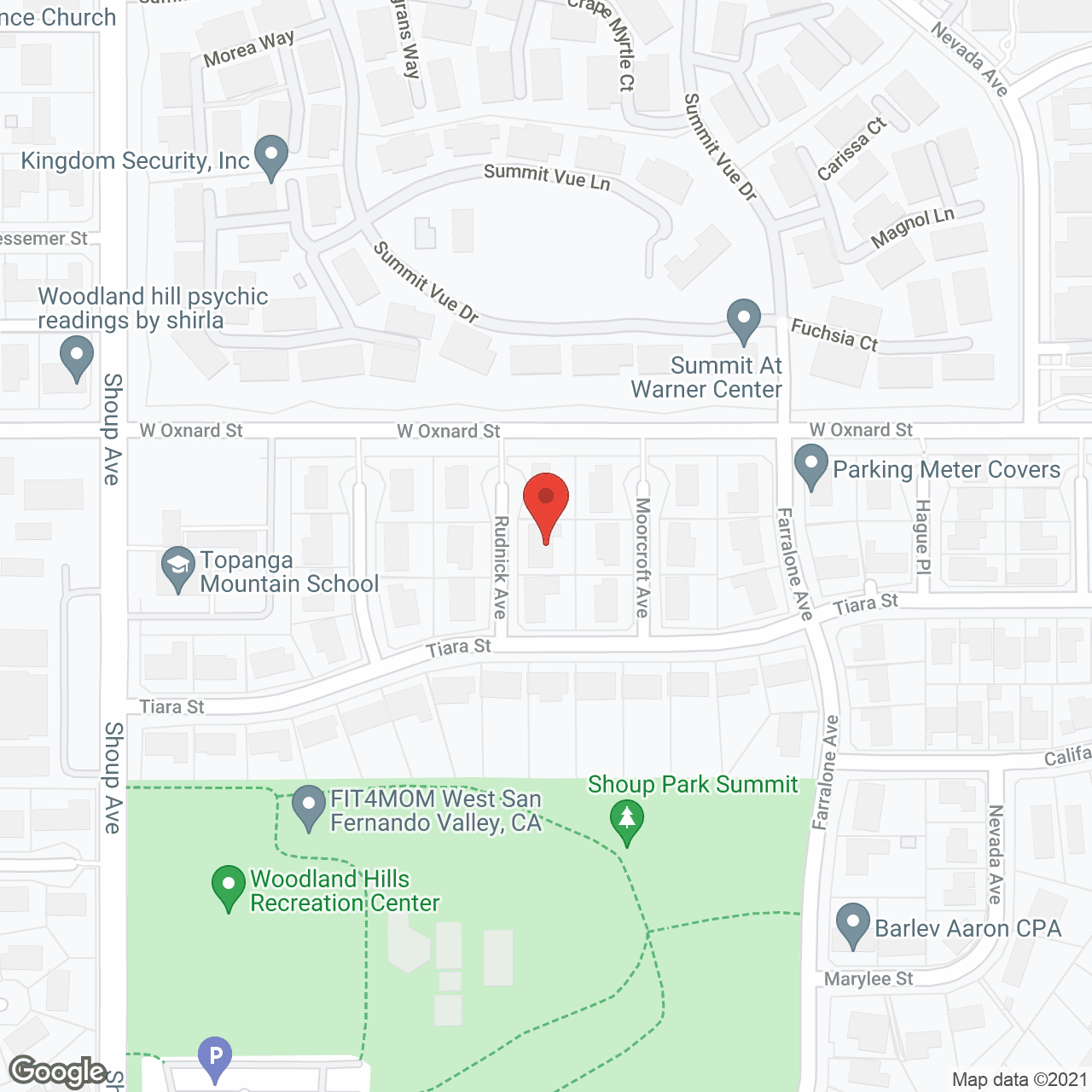 Shalom Elder Care in google map