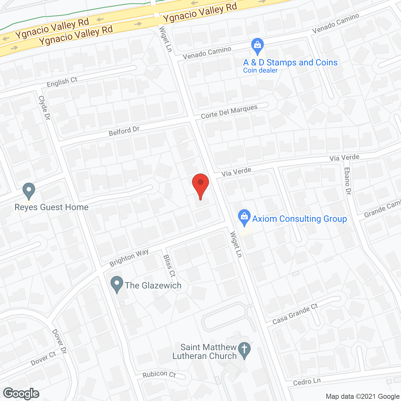 A and W Care Home III in google map