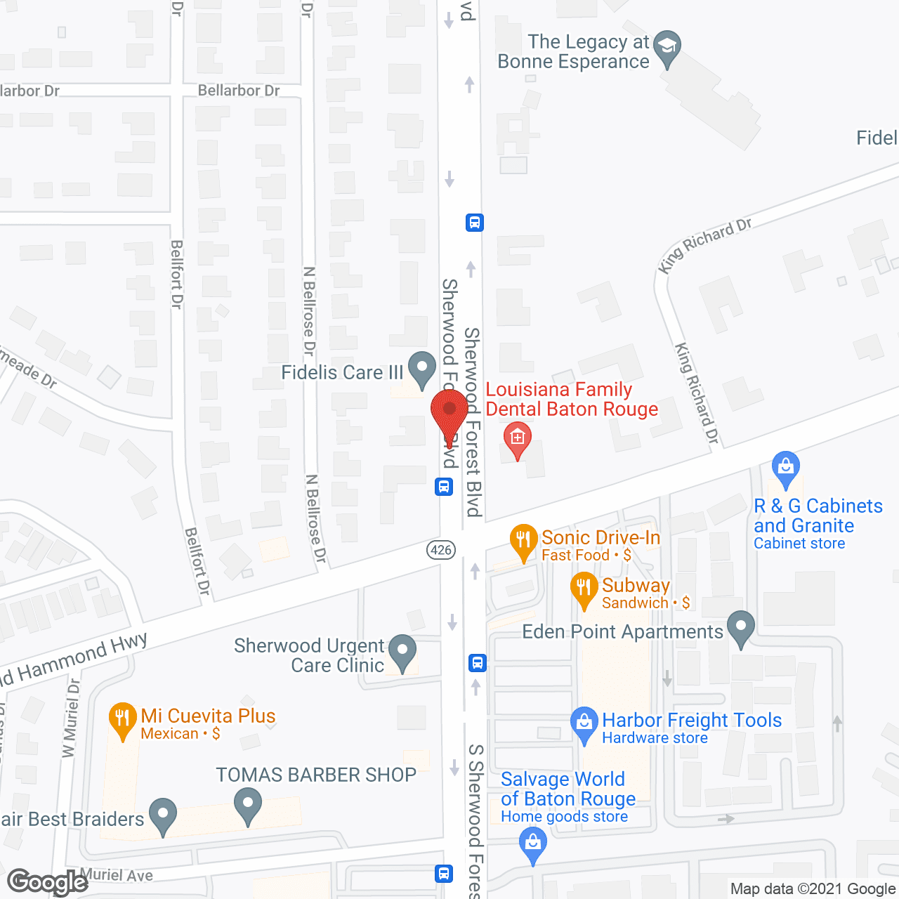 Fidelis Care III in google map