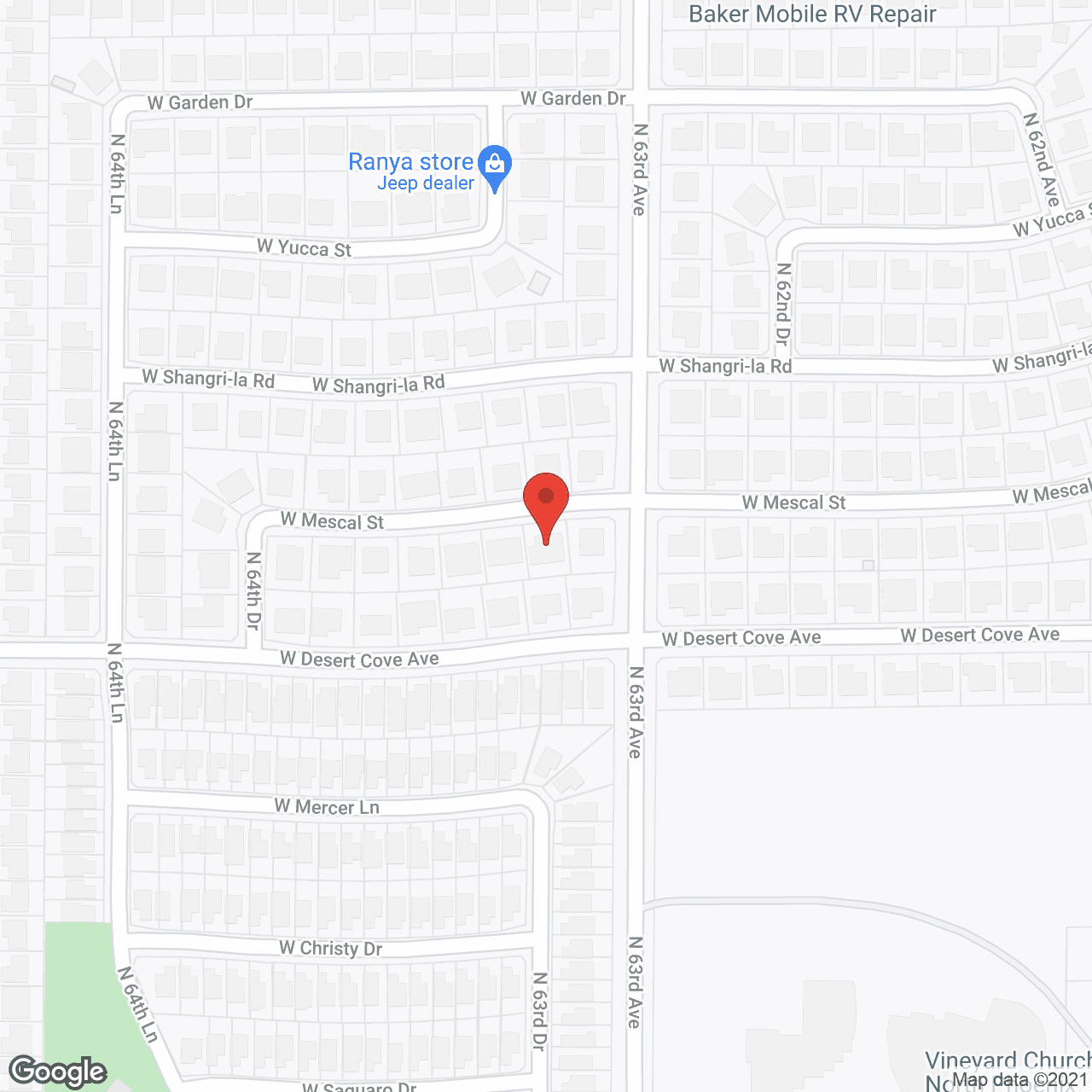 Rosarian Assisted Living in google map