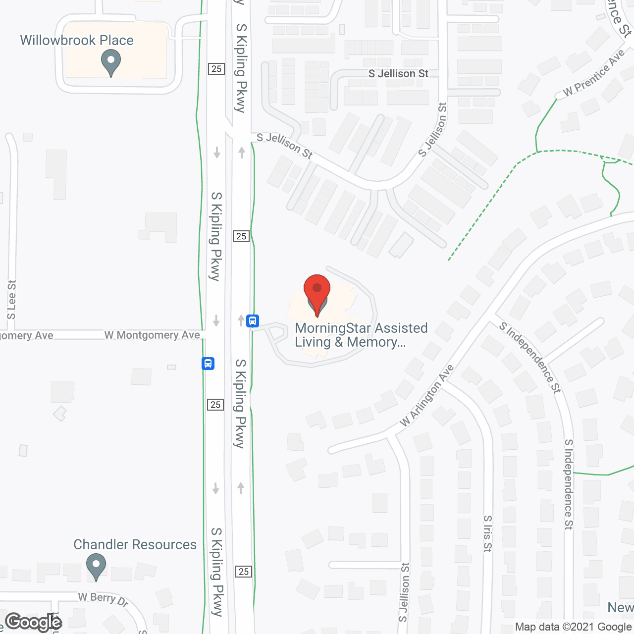 MorningStar Assisted Living and Memory Care of Littleton in google map