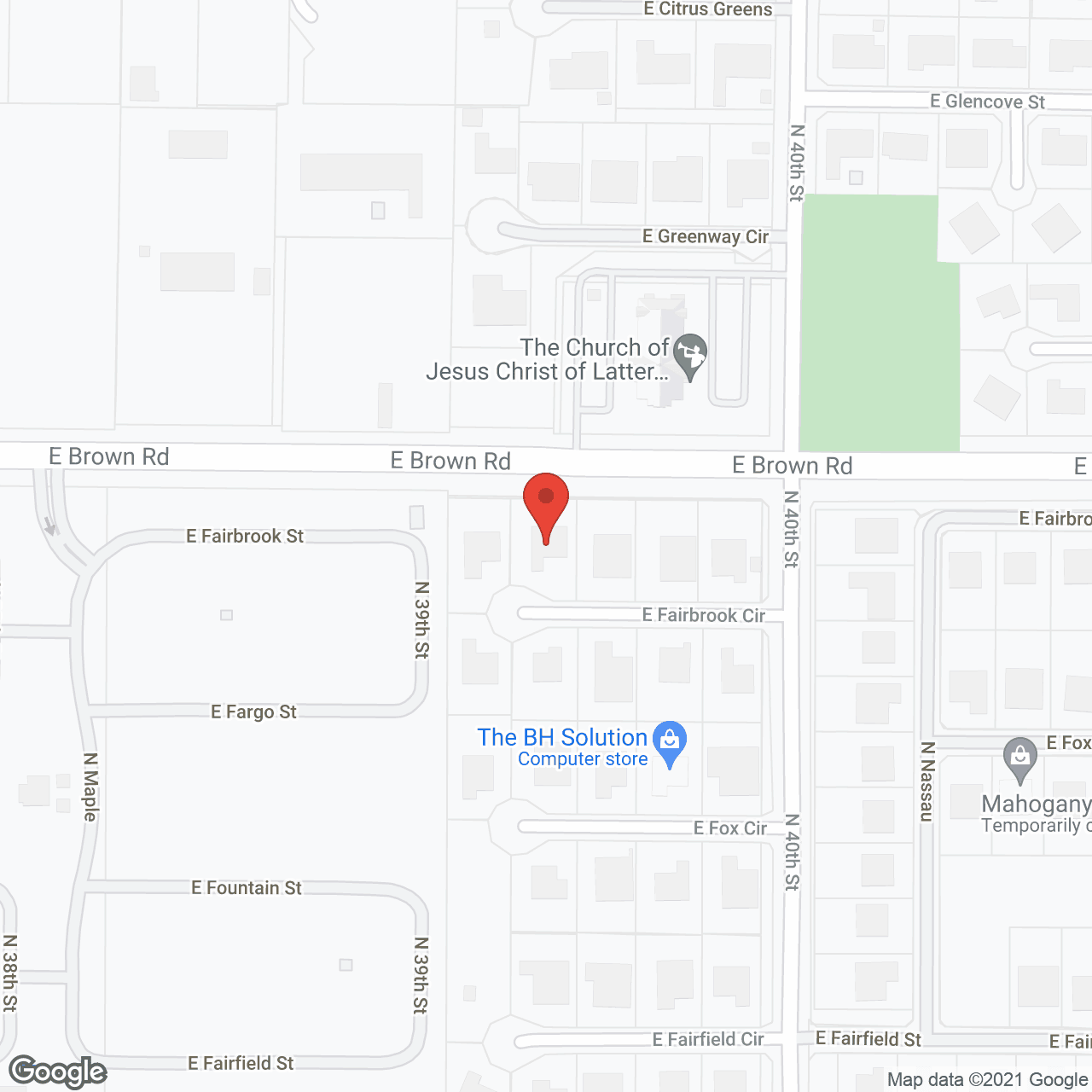 Fairbrook Grove Assisted Living Home in google map