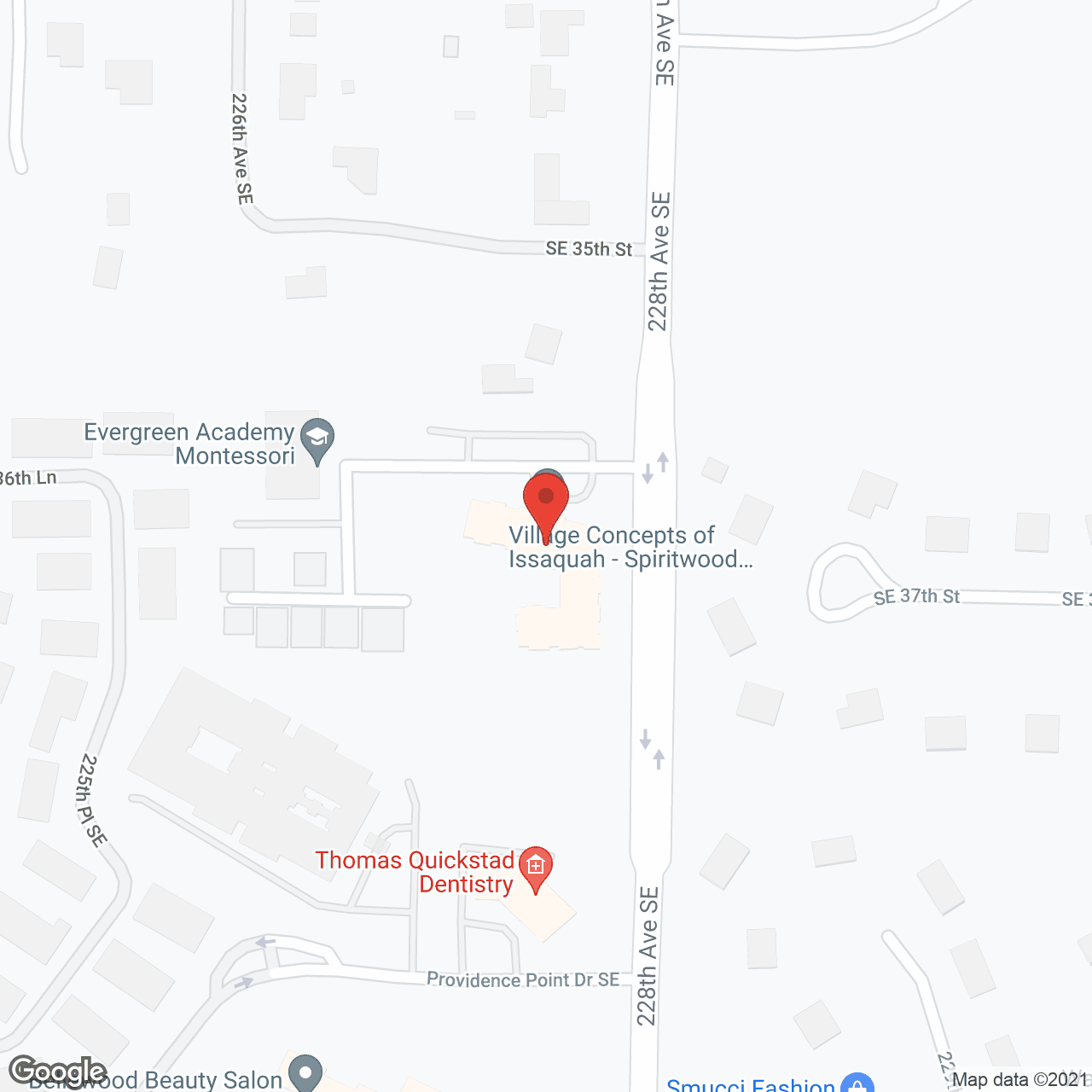 Spiritwood at Pine Lake Assisted Living in google map