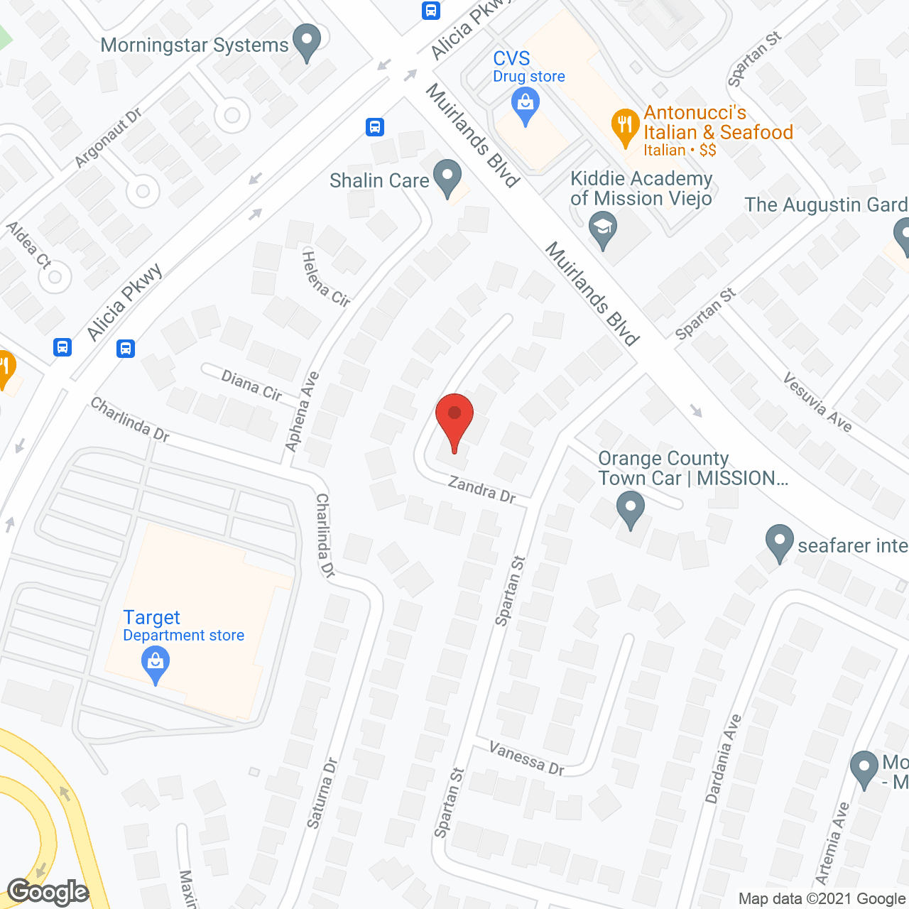 Vest Care Manor in google map
