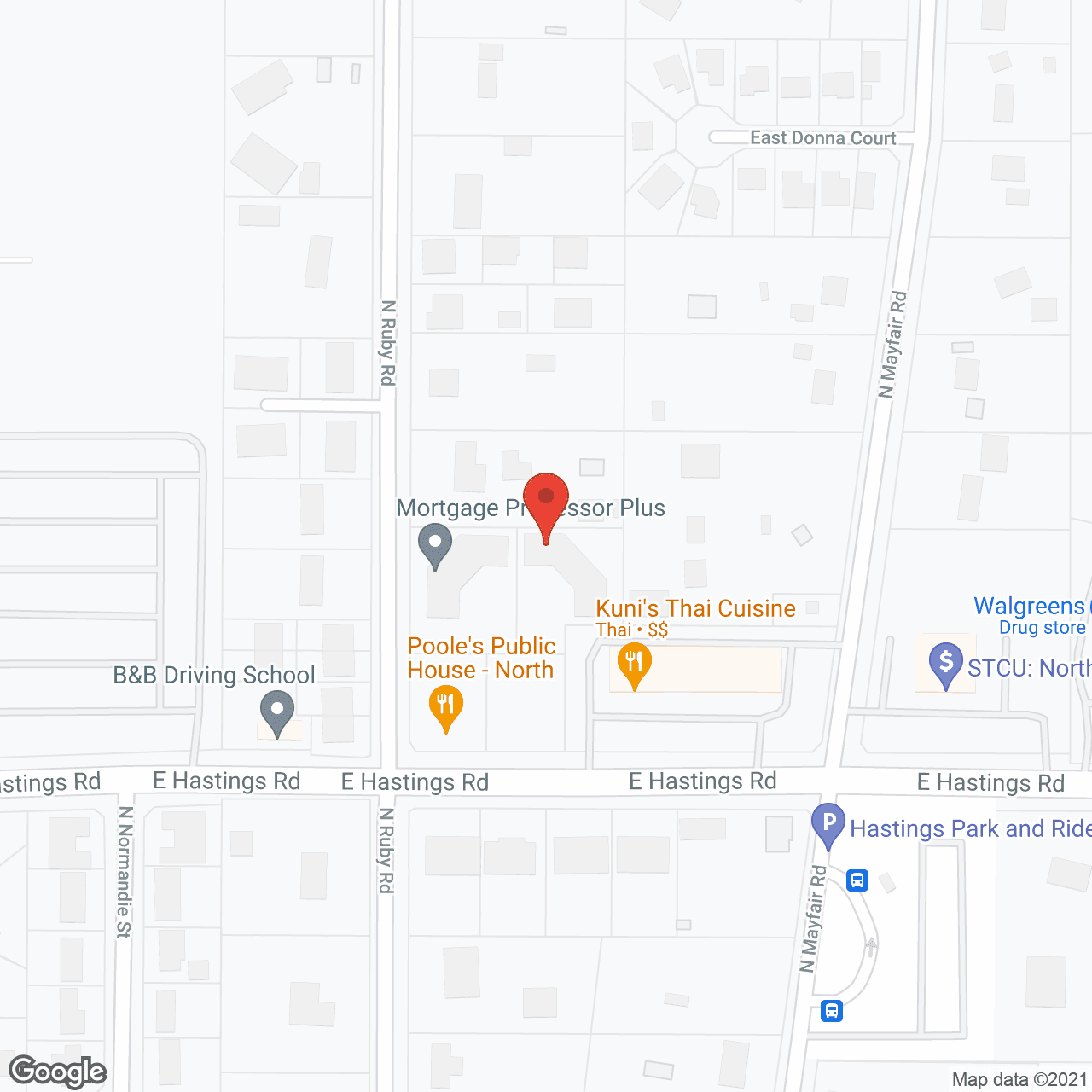 Cornerstone Court in google map