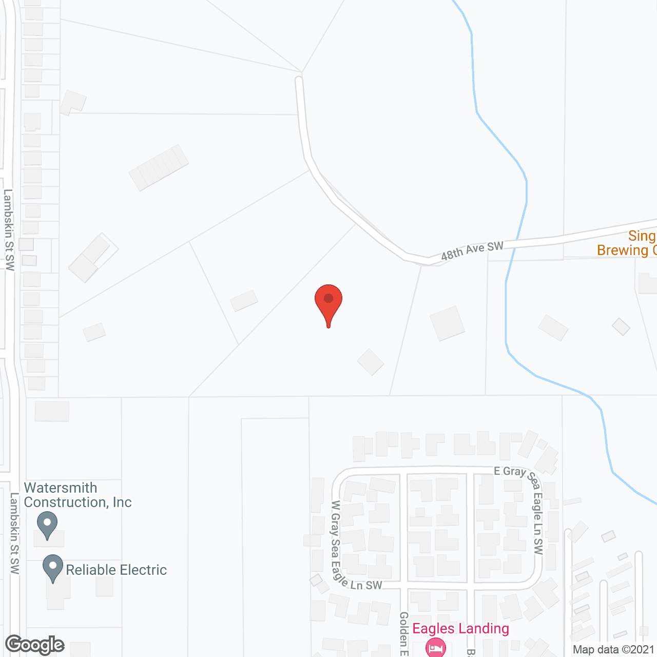 Tumwater Meadows AFH in google map