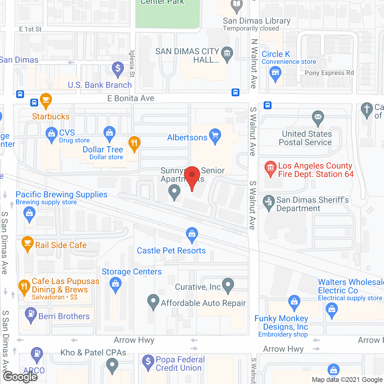 FountainGlen at Sunnyside in google map