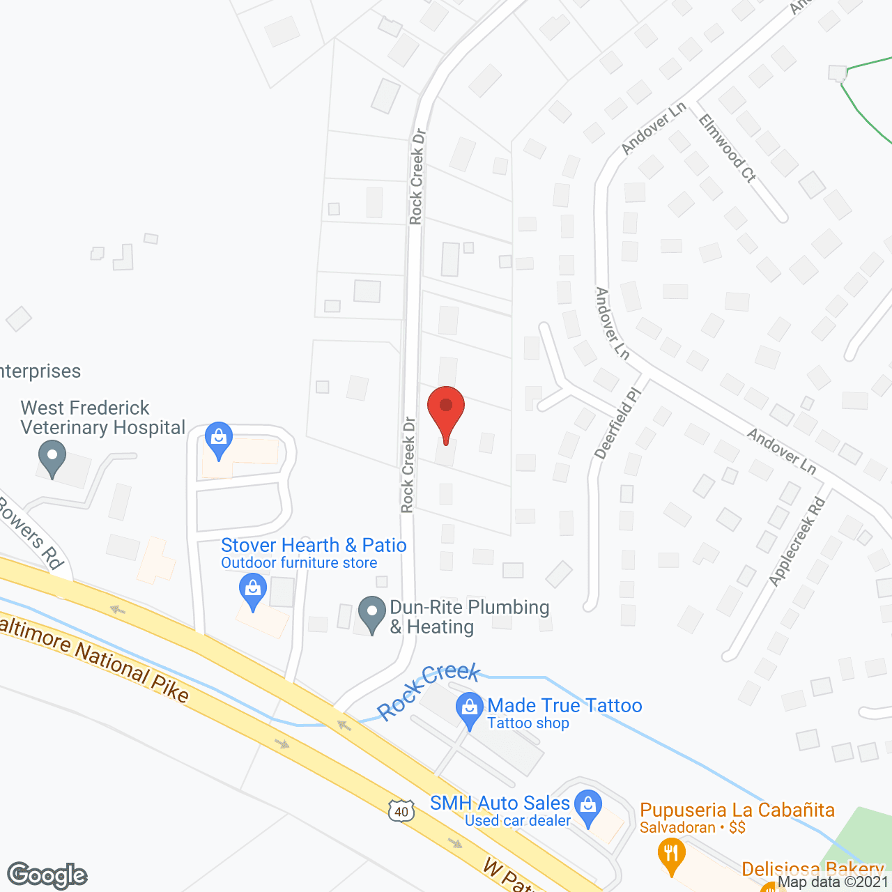 Sunset Ridge Assisted Living in google map