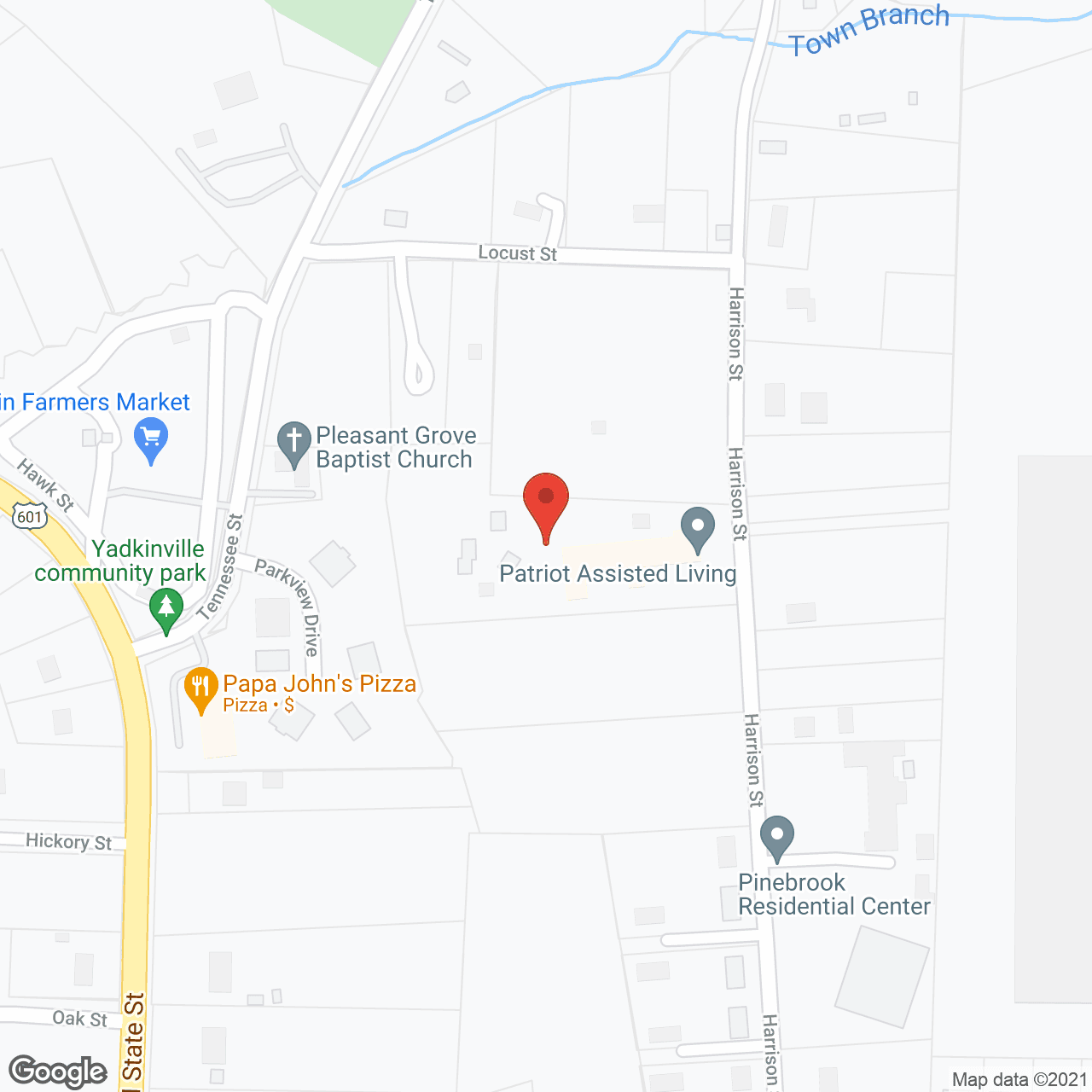 Patriot Living of Yadkinville in google map