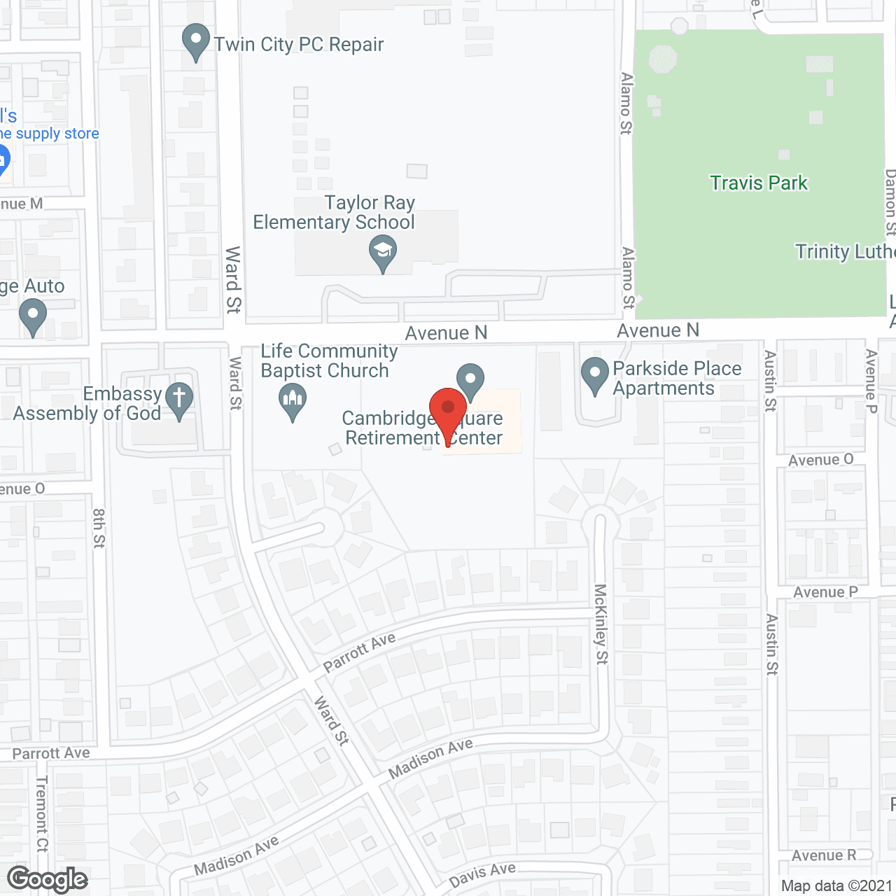 Cambridge Square Assisted Living in google map