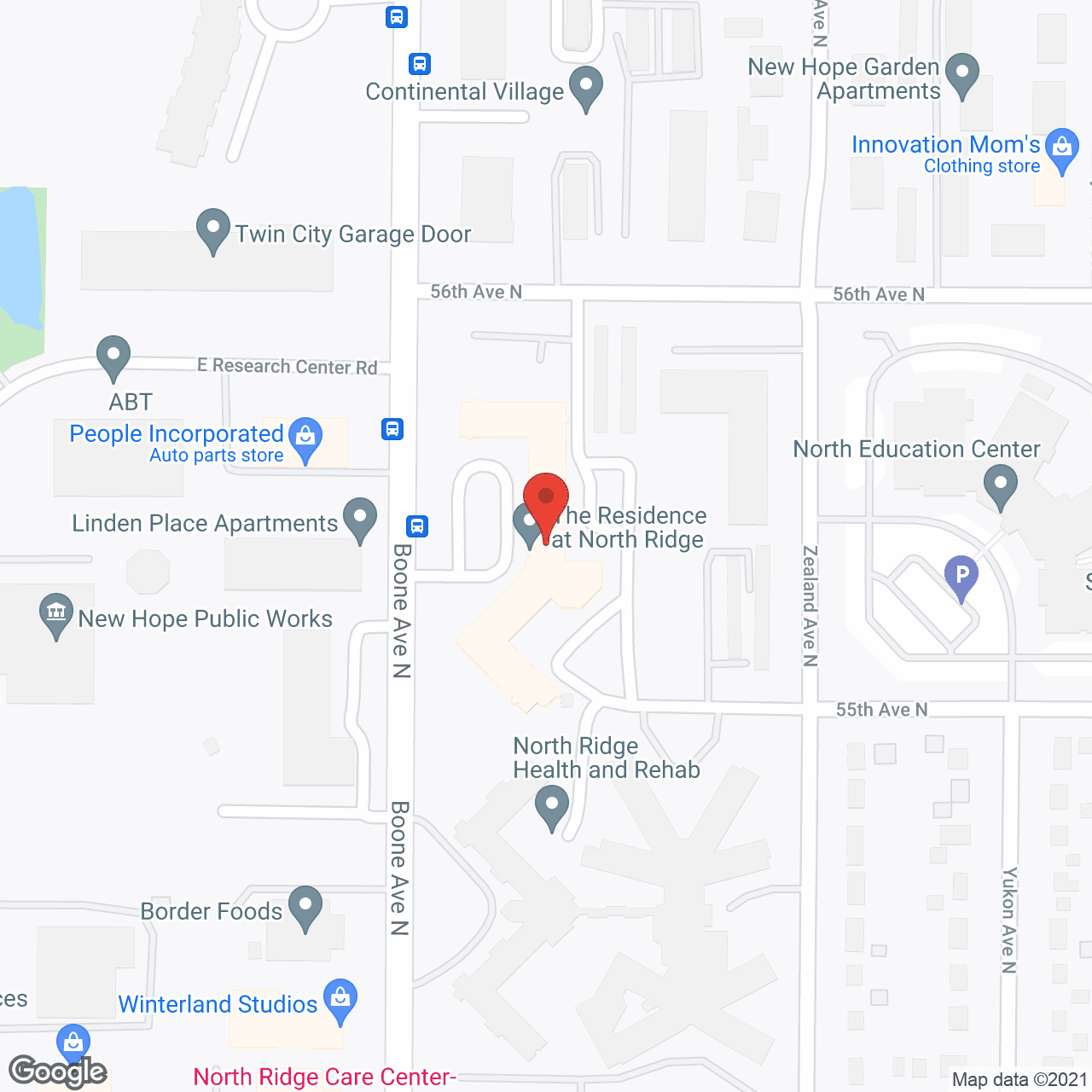 The Residence at North Ridge in google map