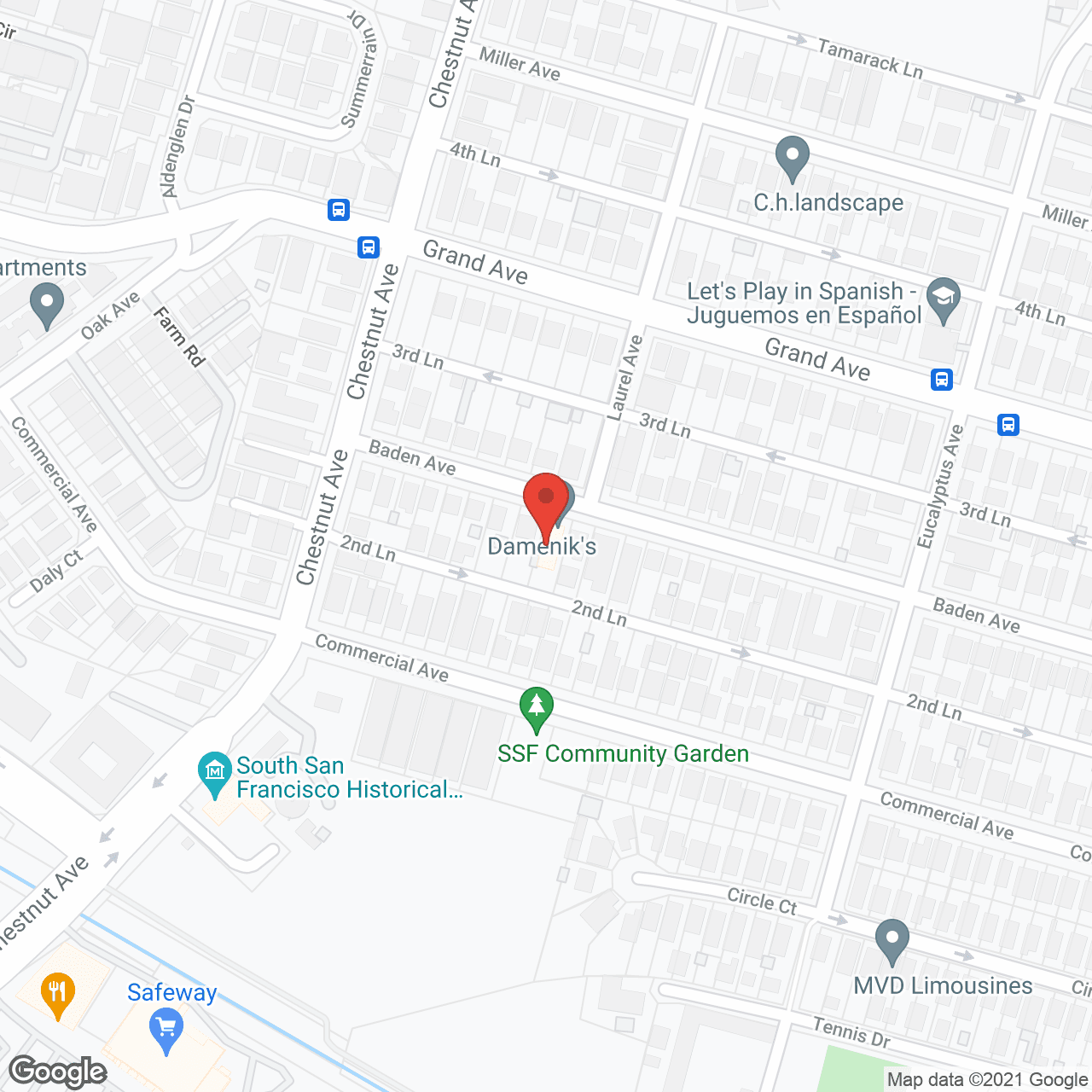 Damenik's Home in google map