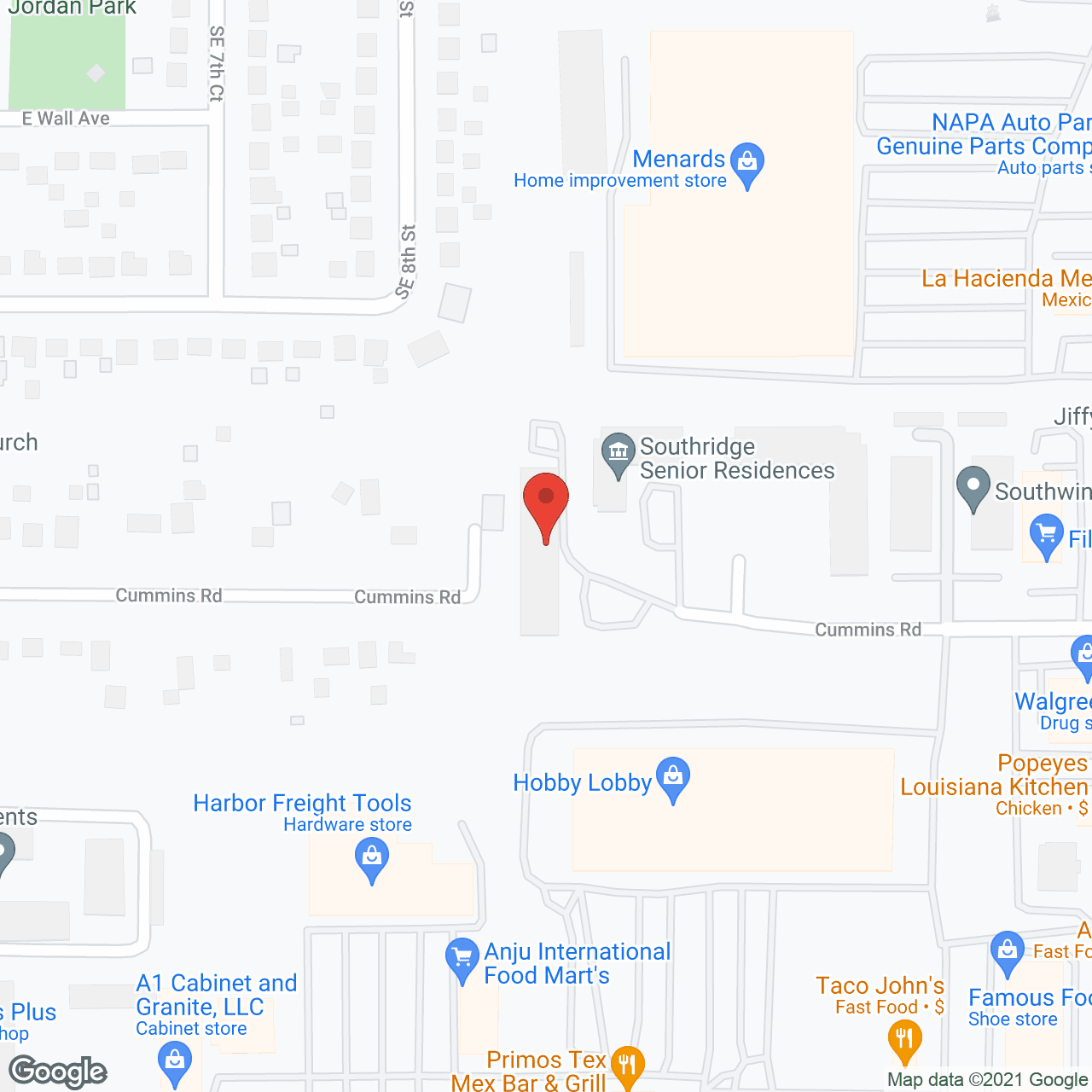 Cummins Village in google map
