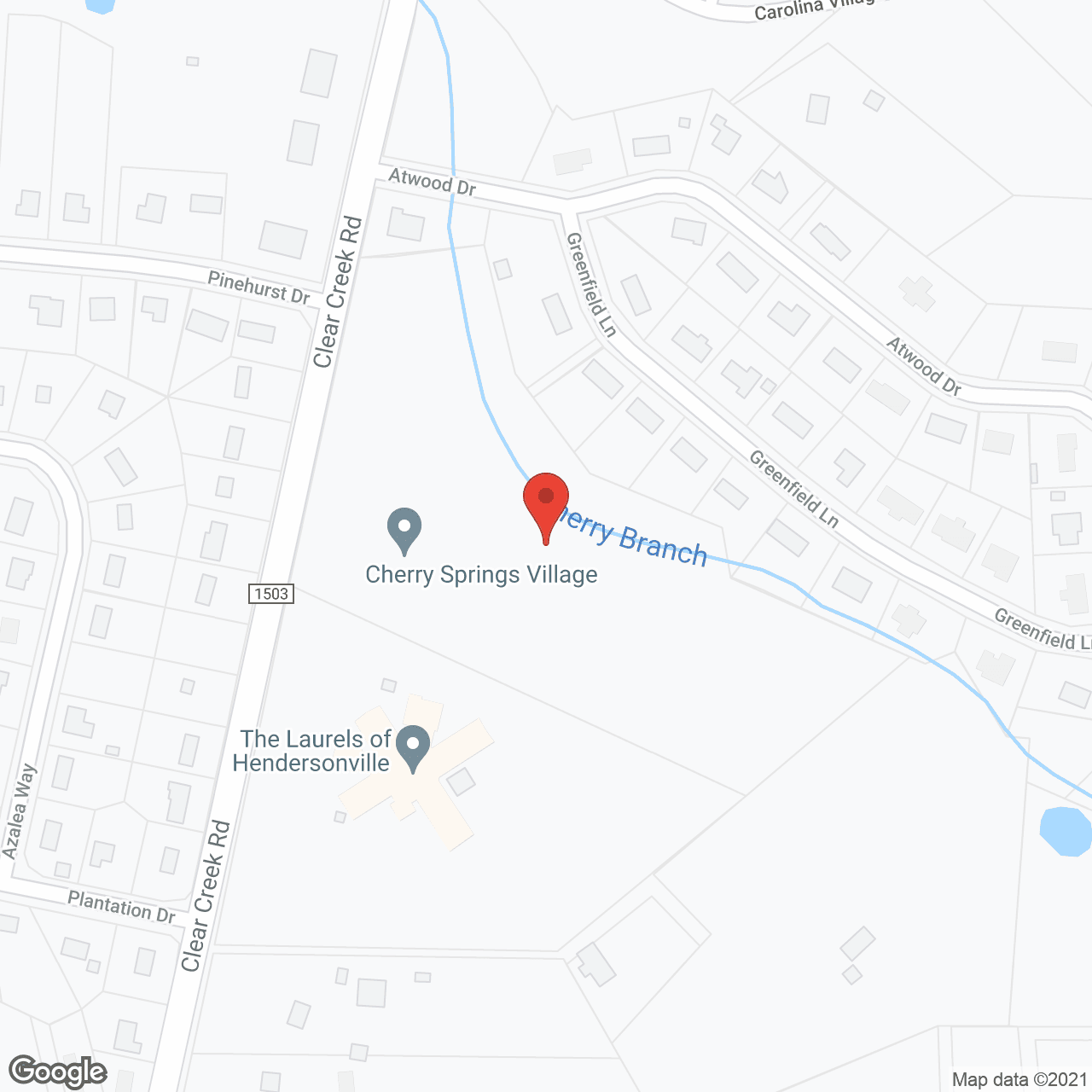 Cherry Springs Village in google map