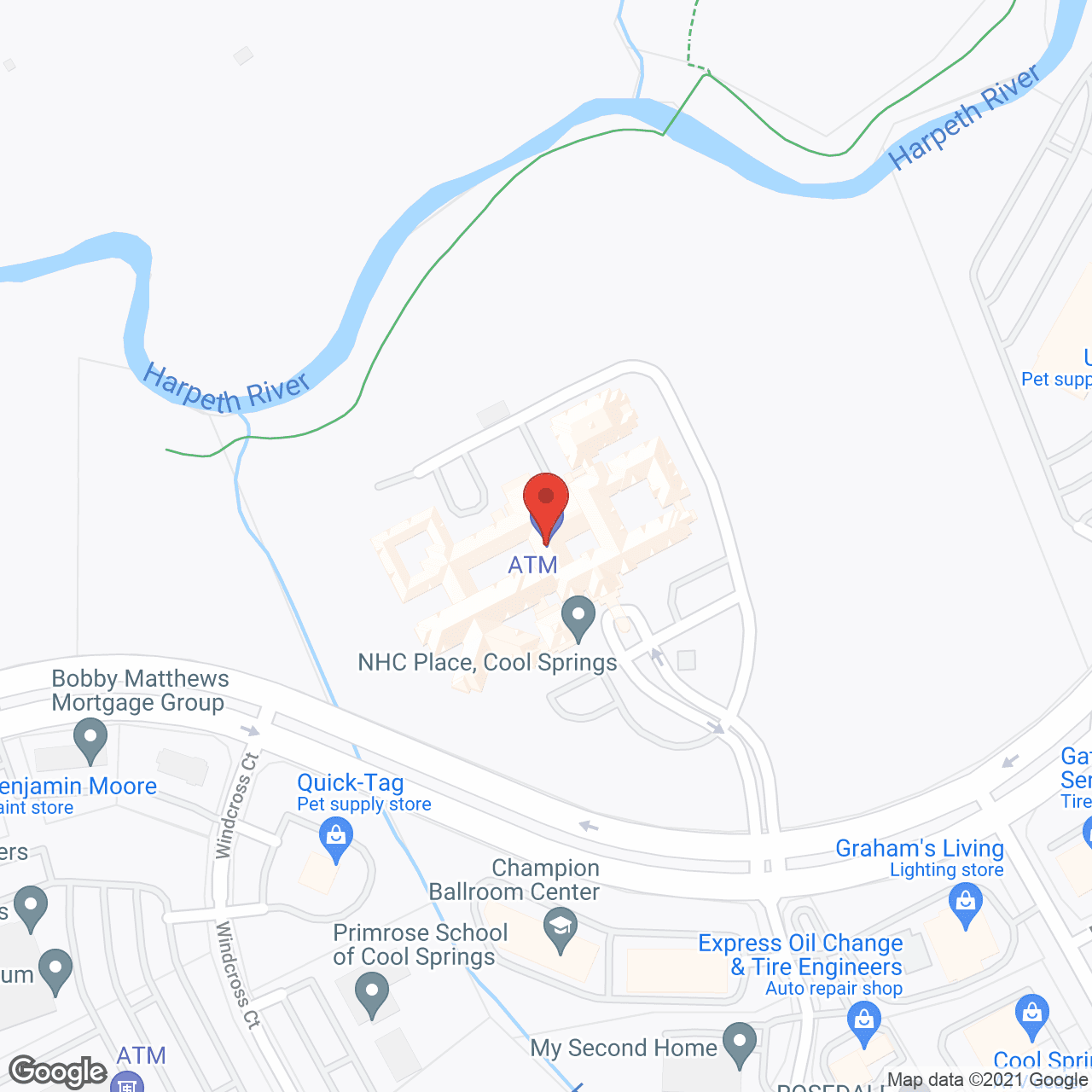 NHC Place at Cool Springs in google map