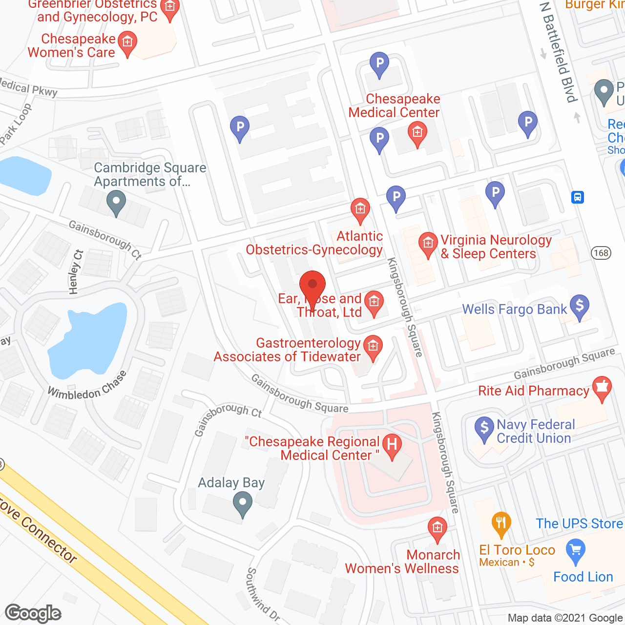 The Commons at Chesapeake in google map