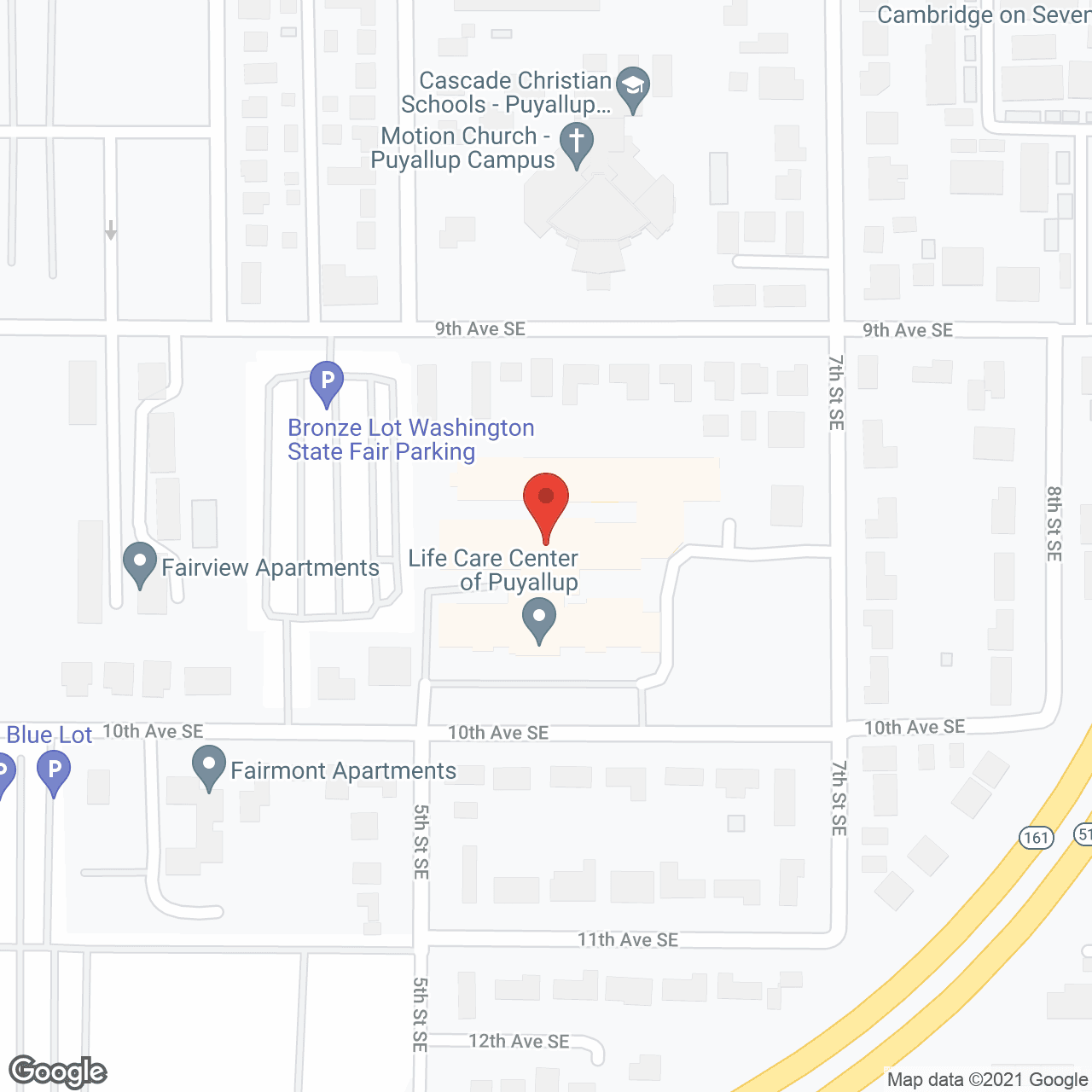 Life Care Center of Puyallup in google map