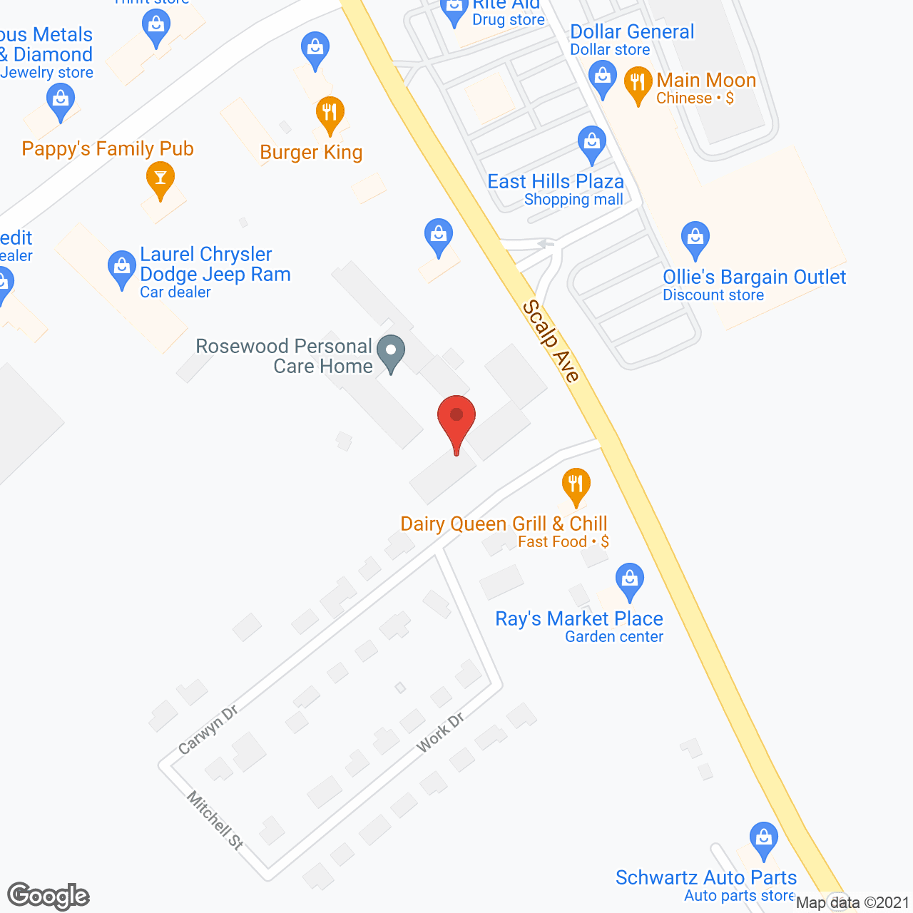 Rosewood Personal Care Home in google map