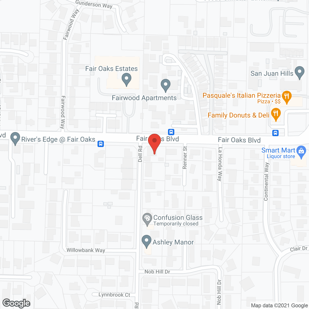Dell Villa Care Home in google map