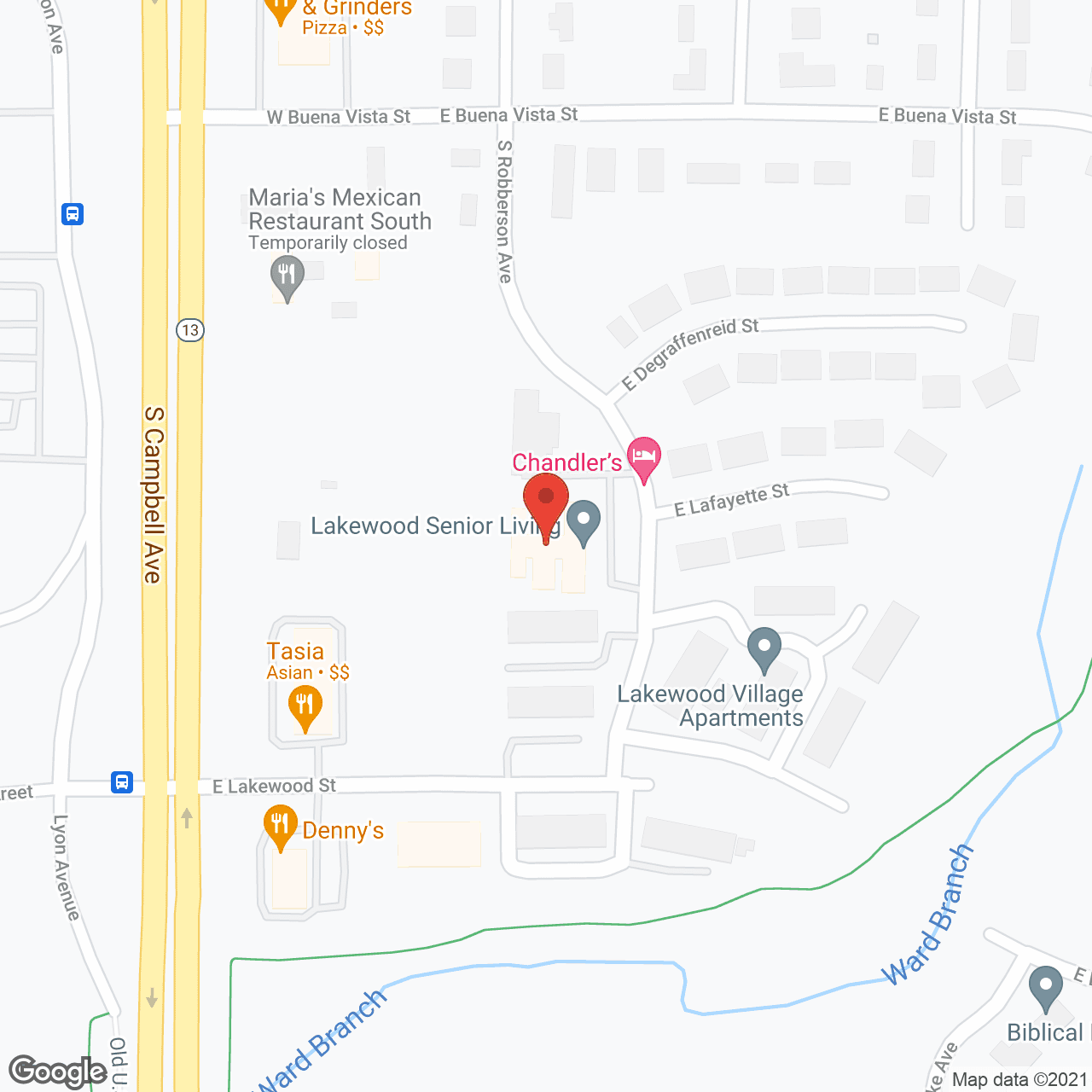 Lakewood - Assisted Living By Americare in google map