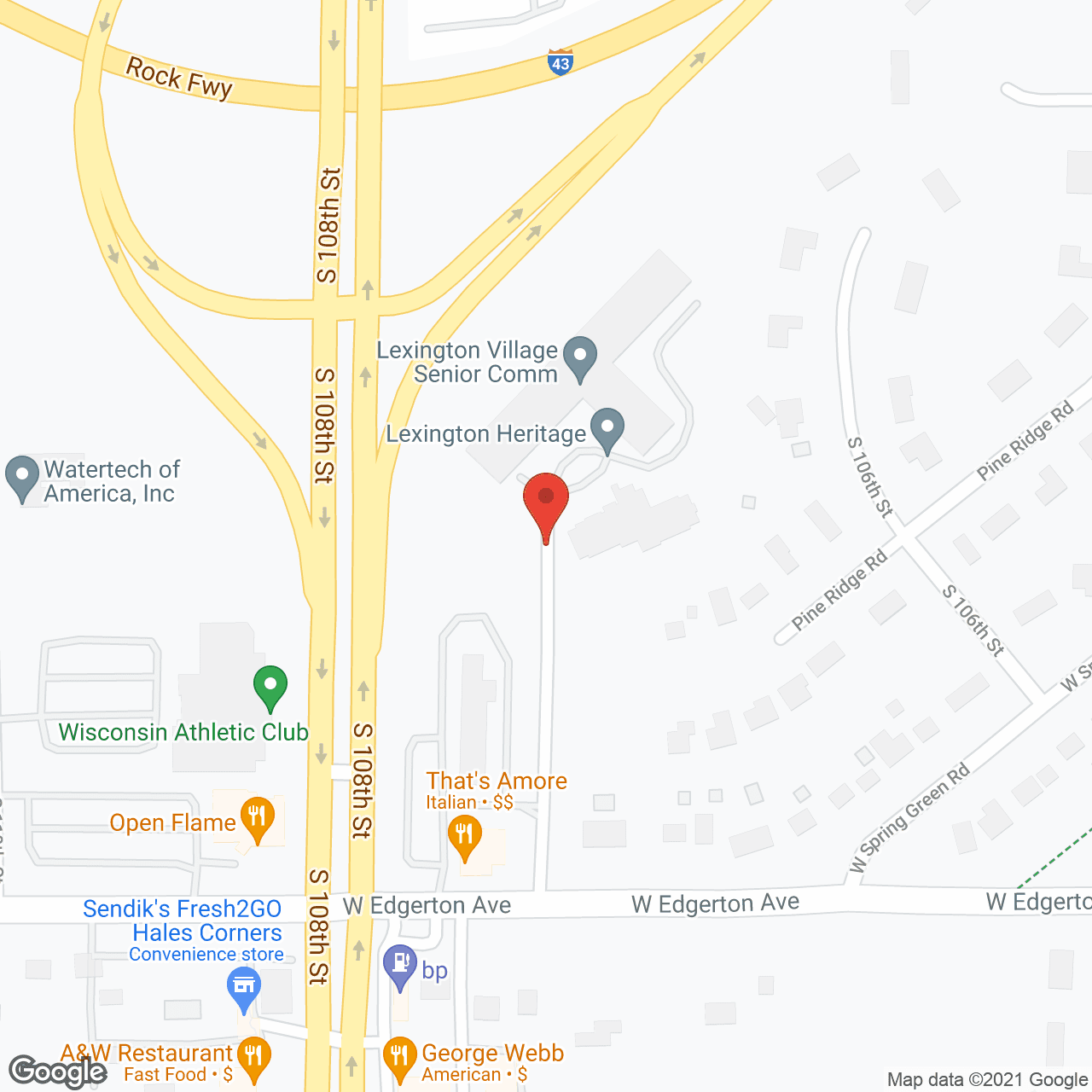 Lexington Heritage in google map