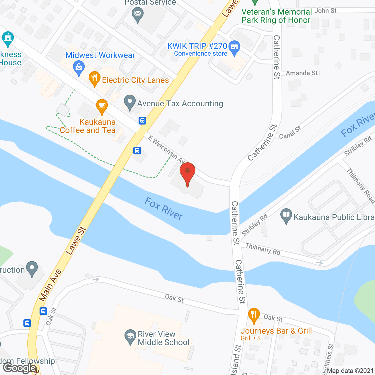 Canal Place in google map