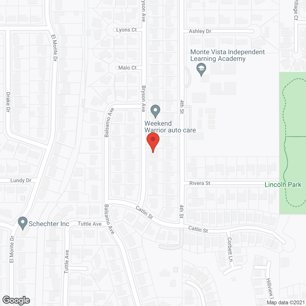 Simi Valley Residential Care V in google map