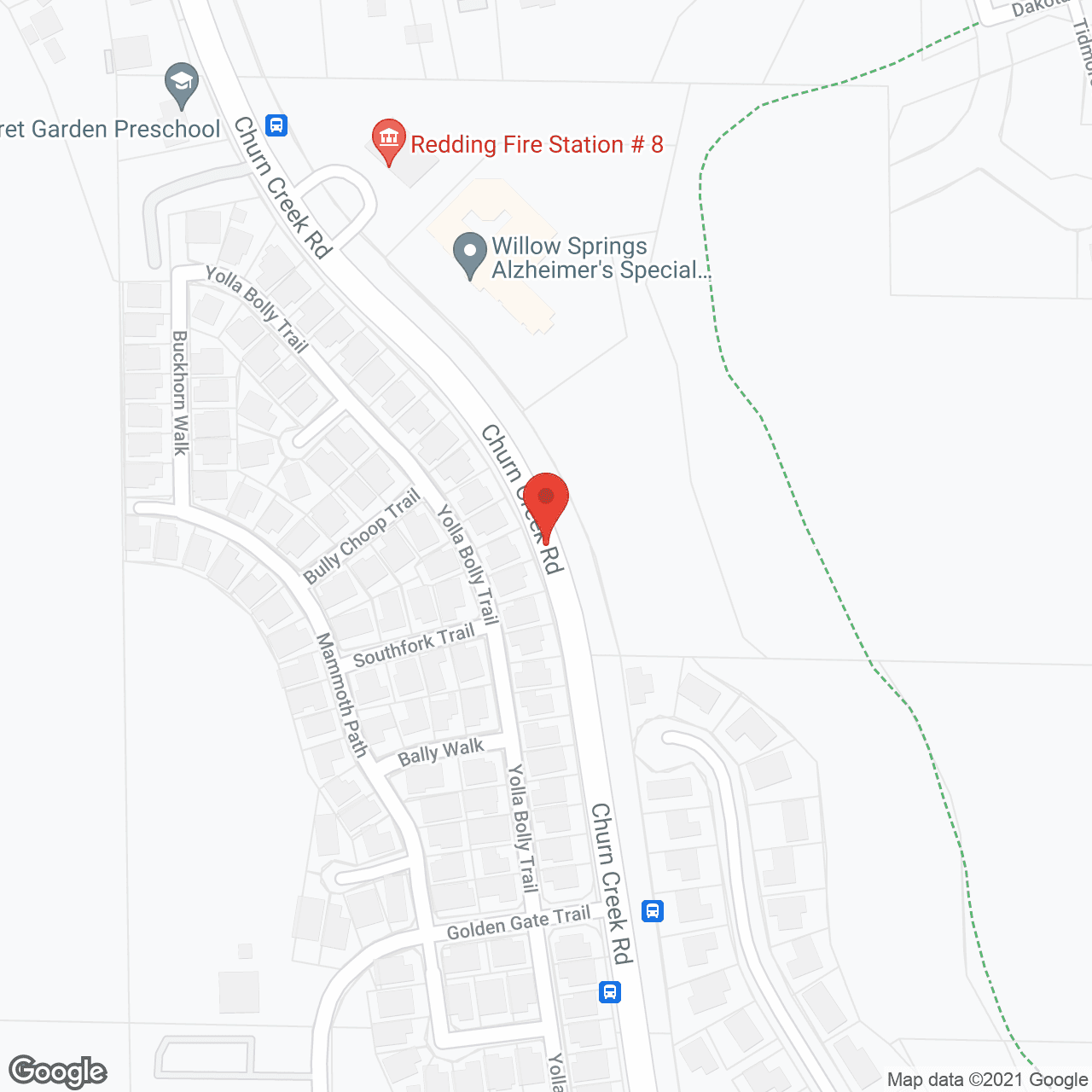 Willow Springs Alzheimer's Special Care Center in google map
