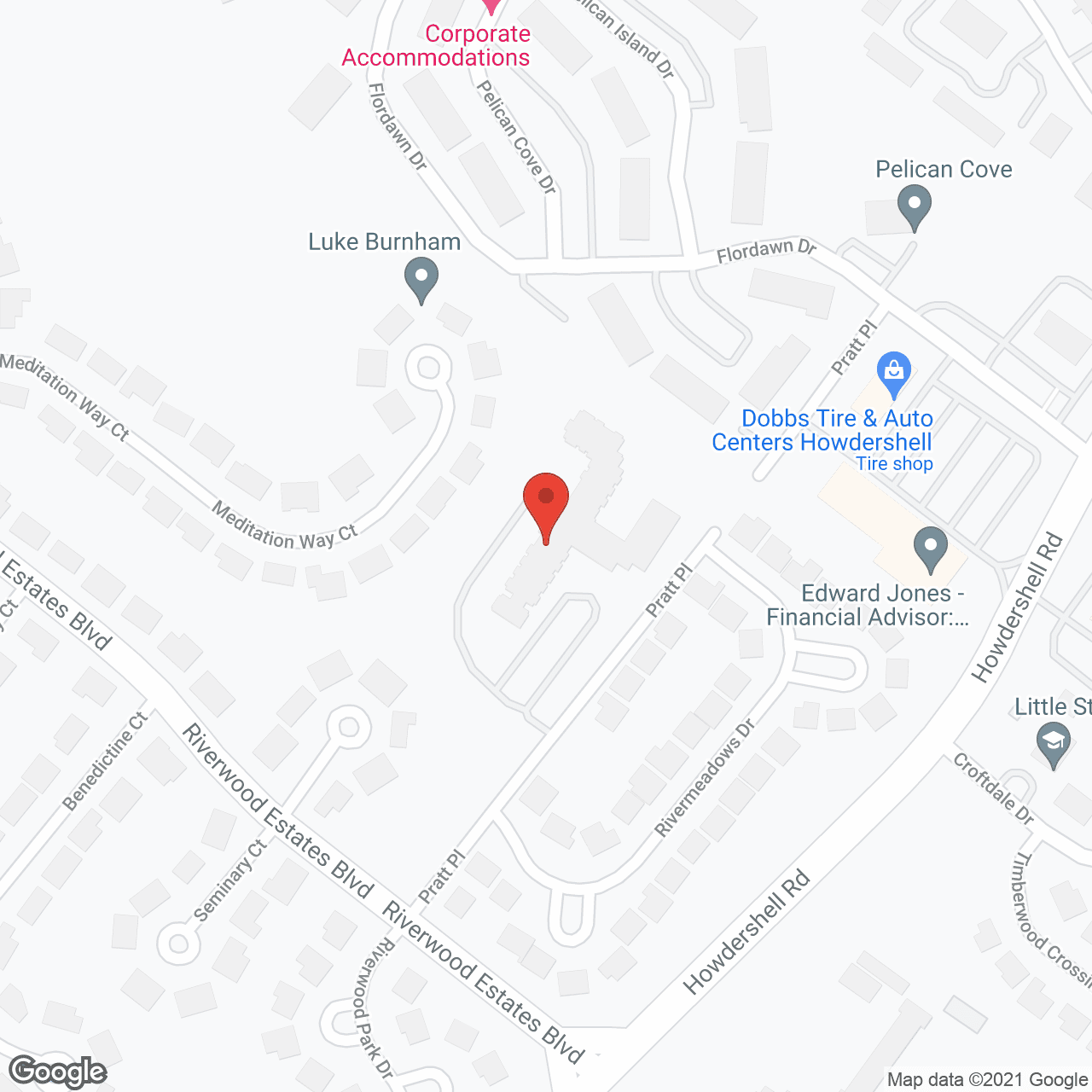 The Villa at Riverwood in google map