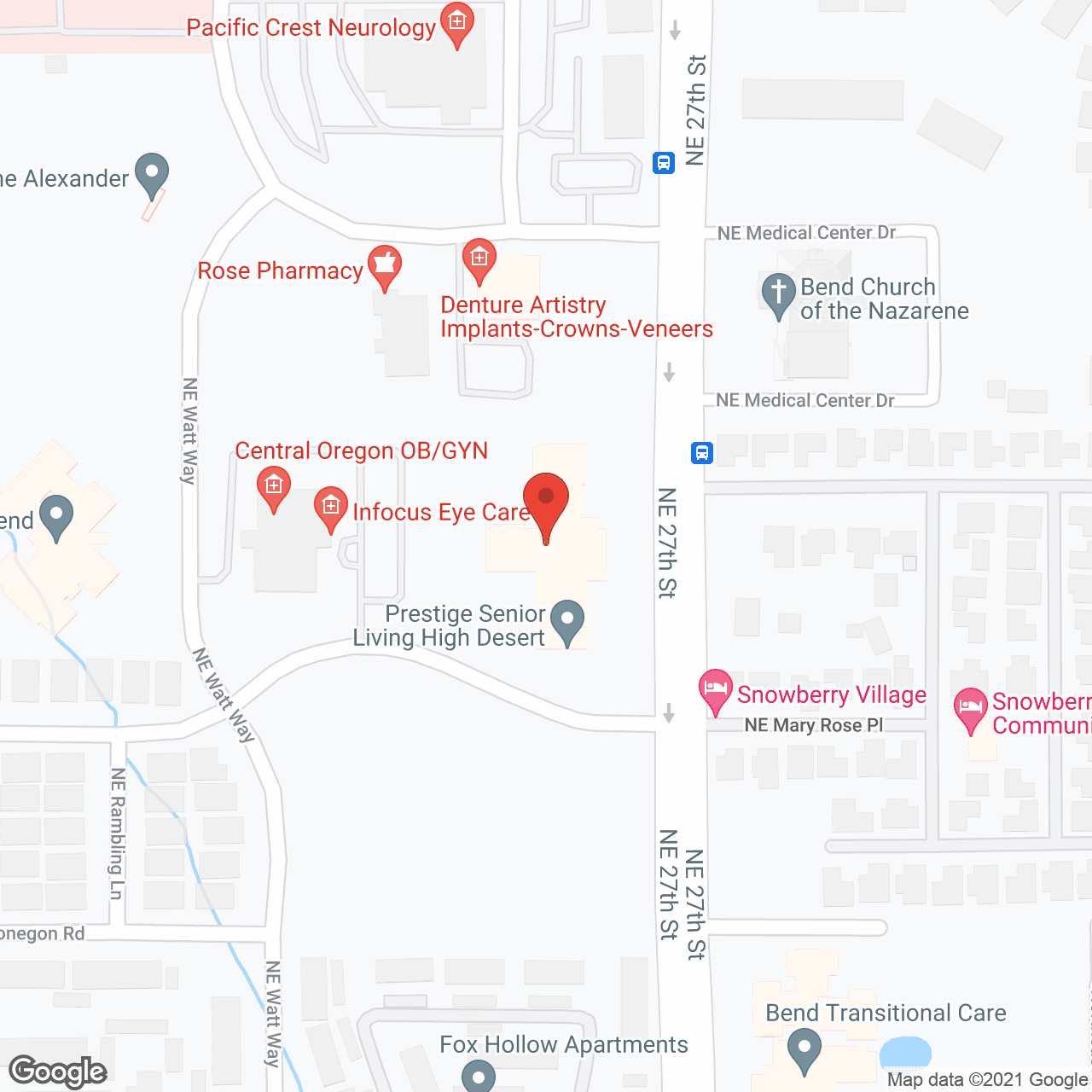 Prestige Senior Living High Desert in google map