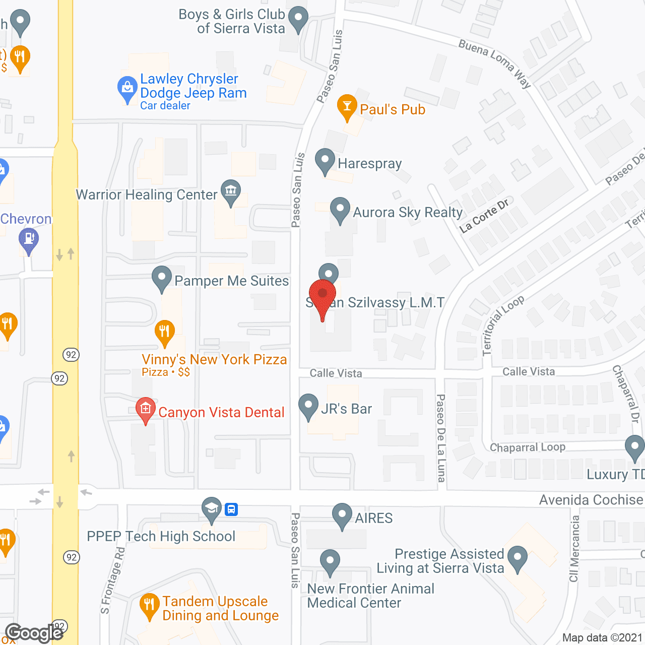 Villa Vista in google map