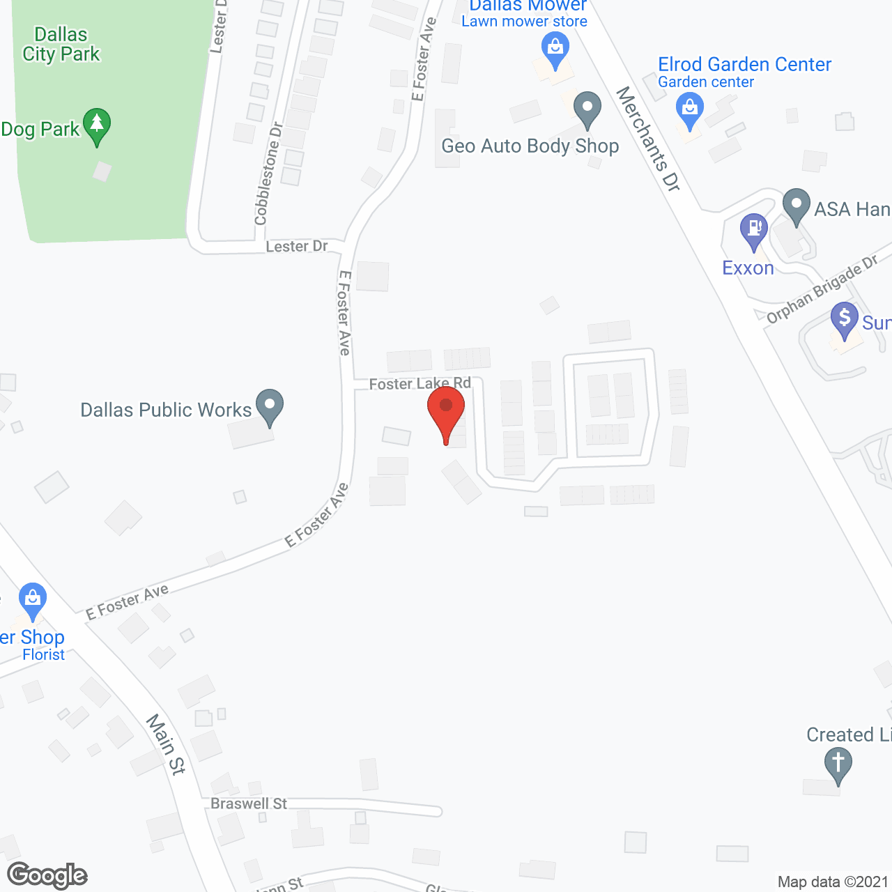 Foster Place Senior Community in google map
