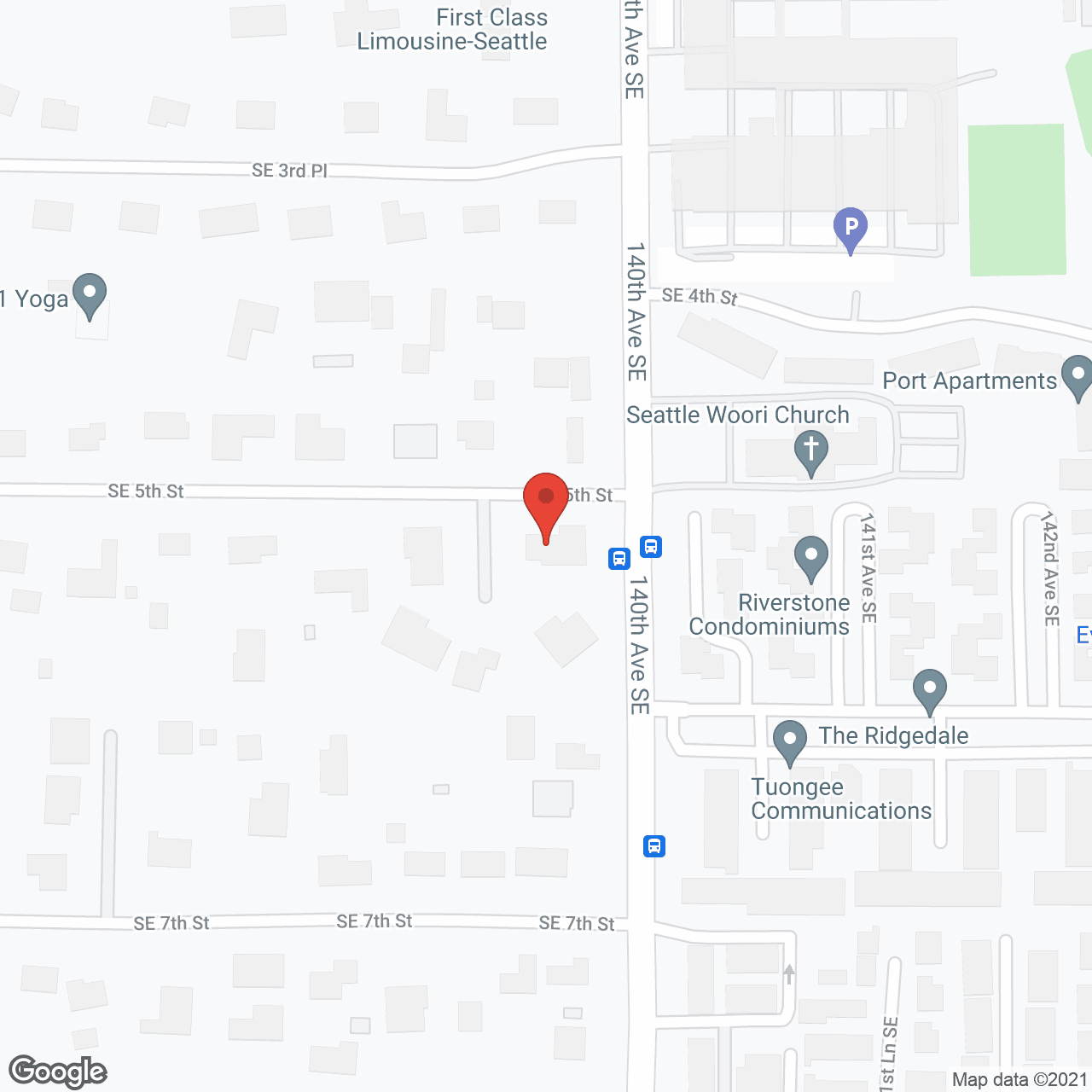 Bellevue Heights Adult Family Home in google map