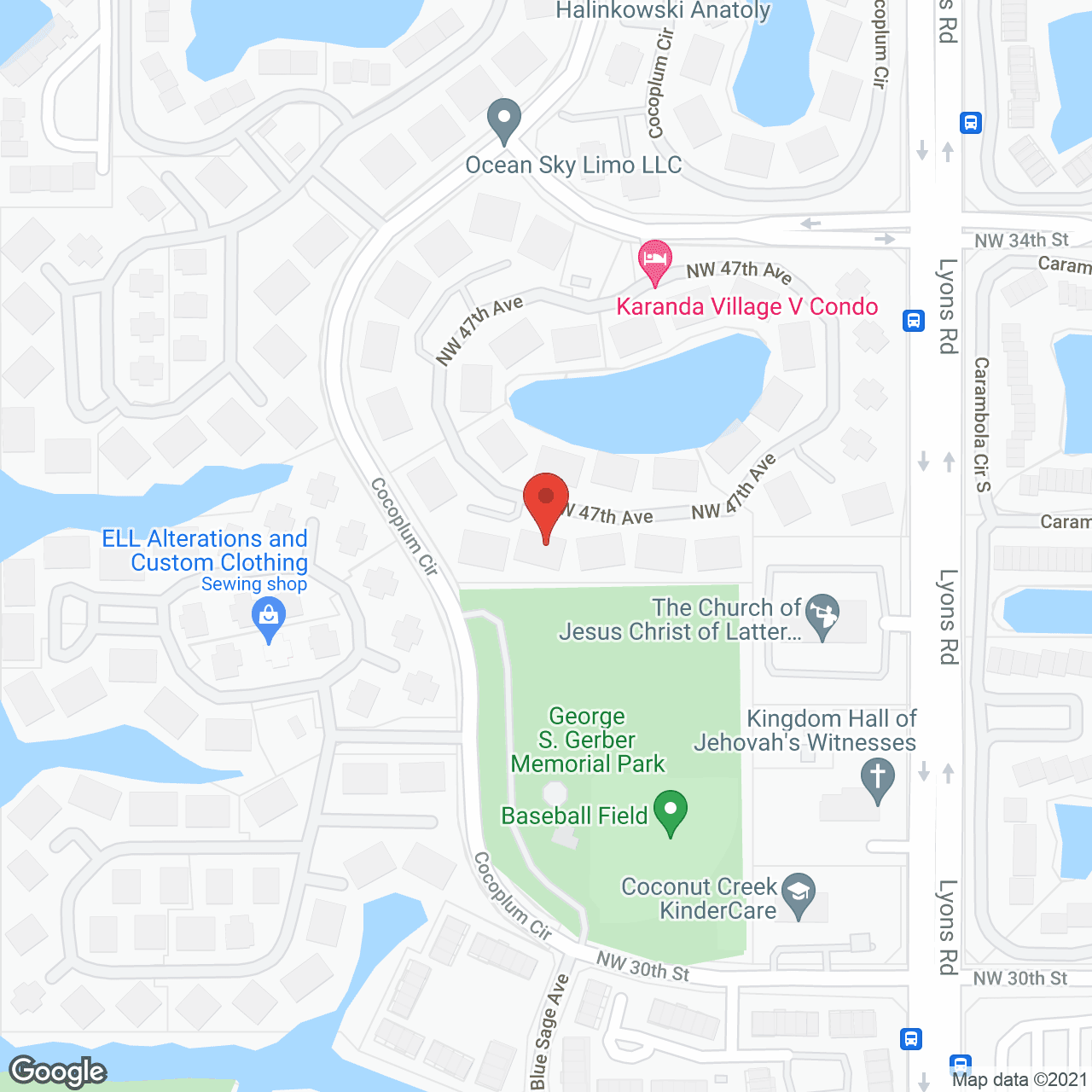 D & I Home Health Care in google map