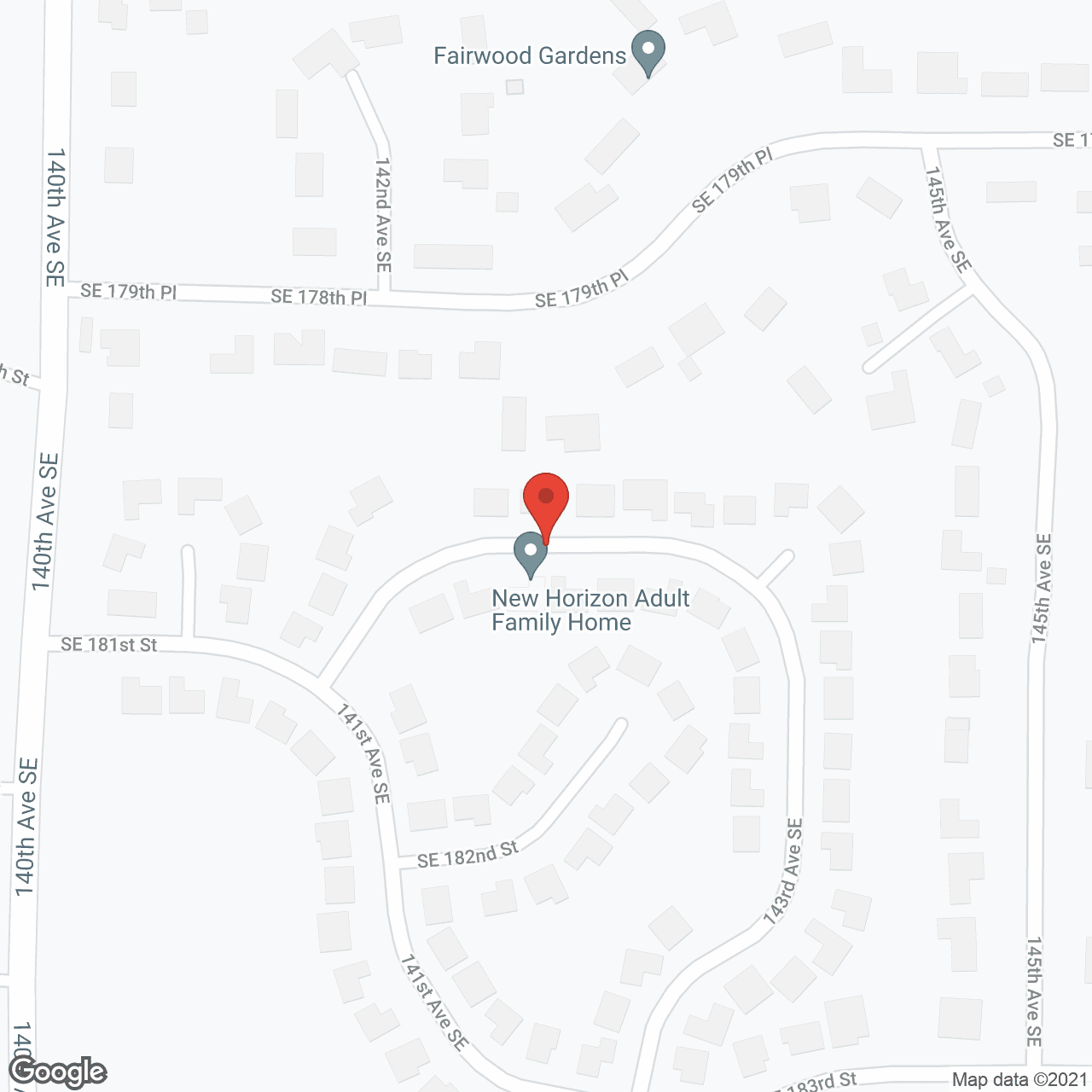 New Horizon Adult Family Home in google map