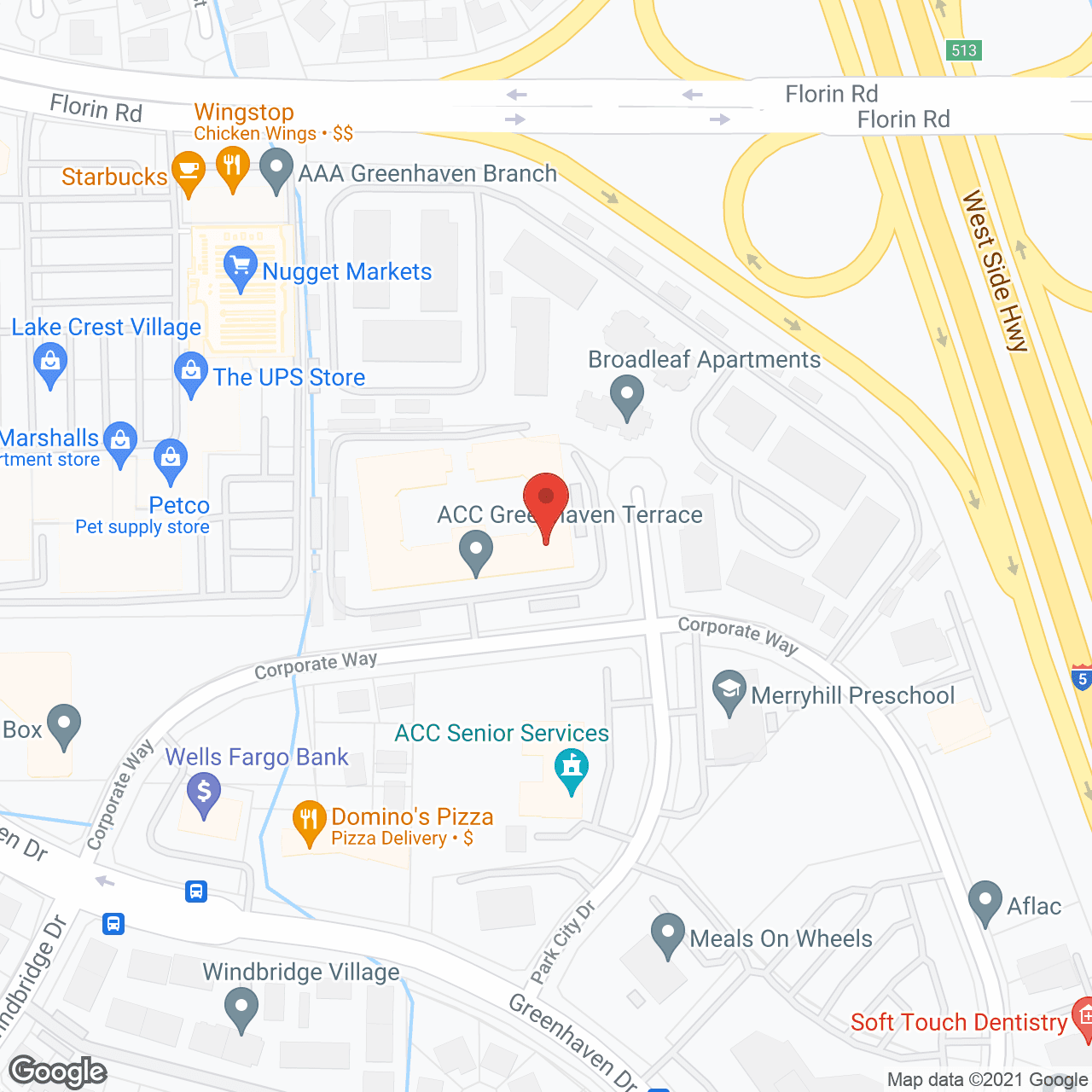 Greenhaven Terrace in google map