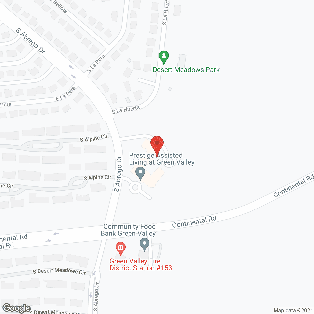 Vista Pointe at Green Valley in google map