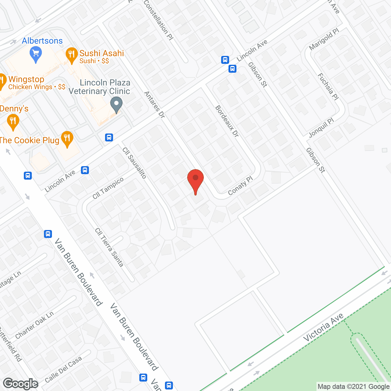 Woodville Manor in google map
