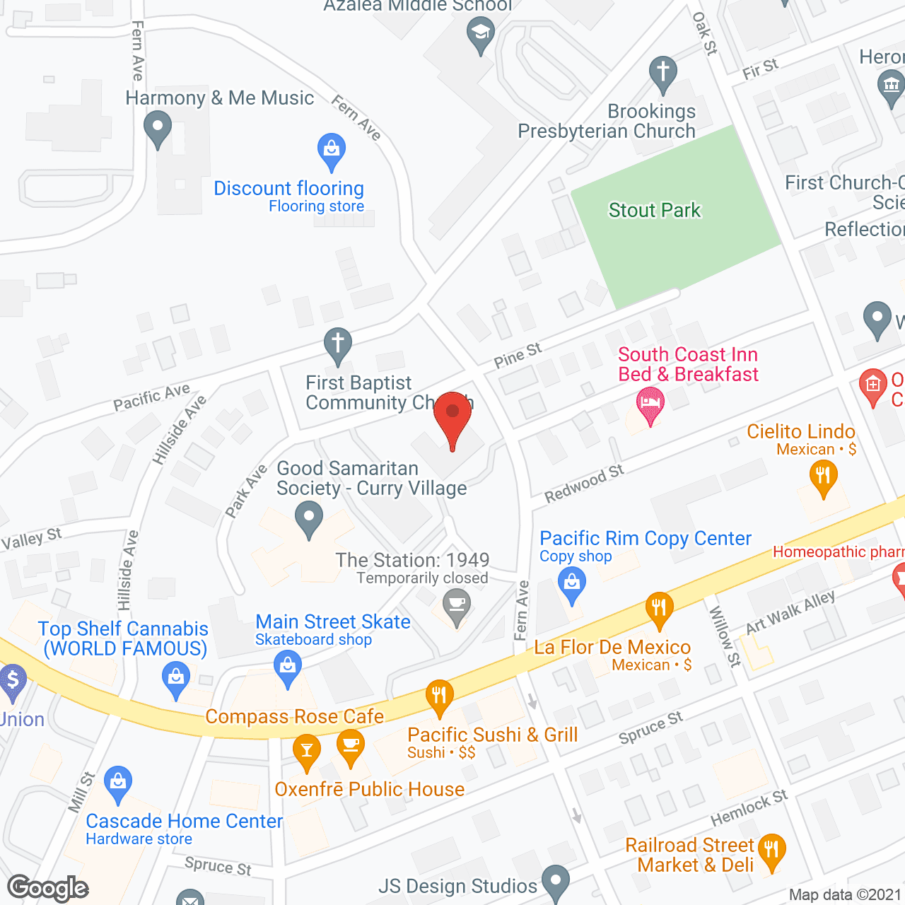 Chetco Inn in google map