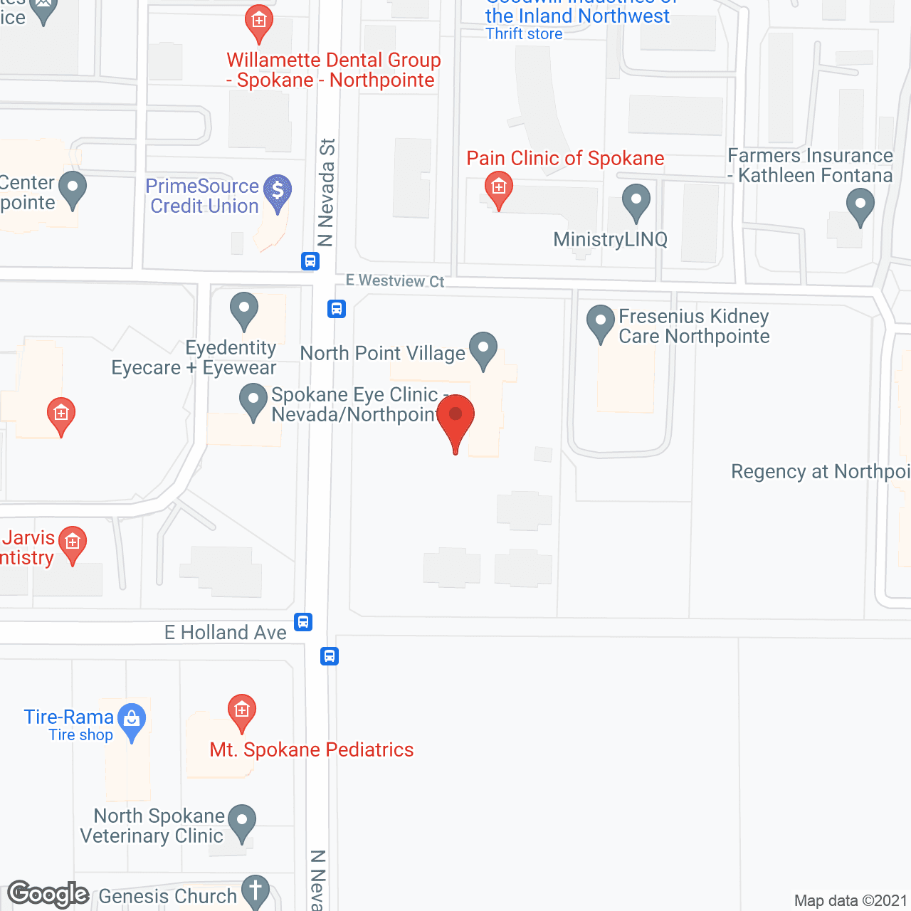 North Point Village in google map
