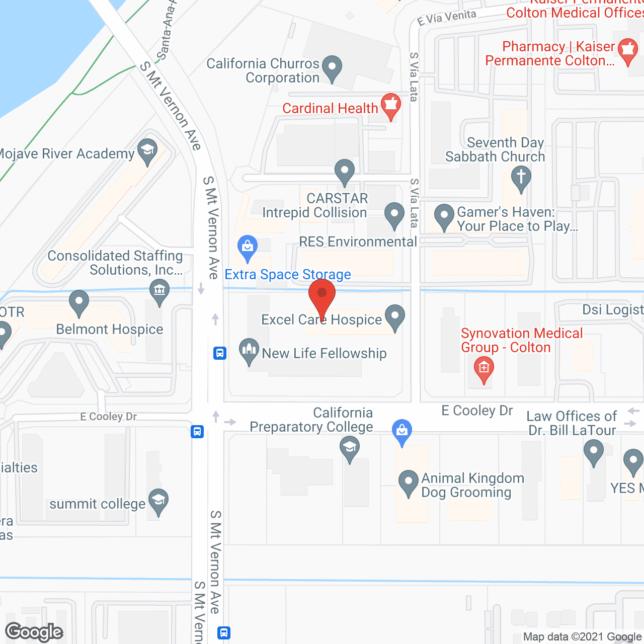 Chaparral Treatment Ctr in google map