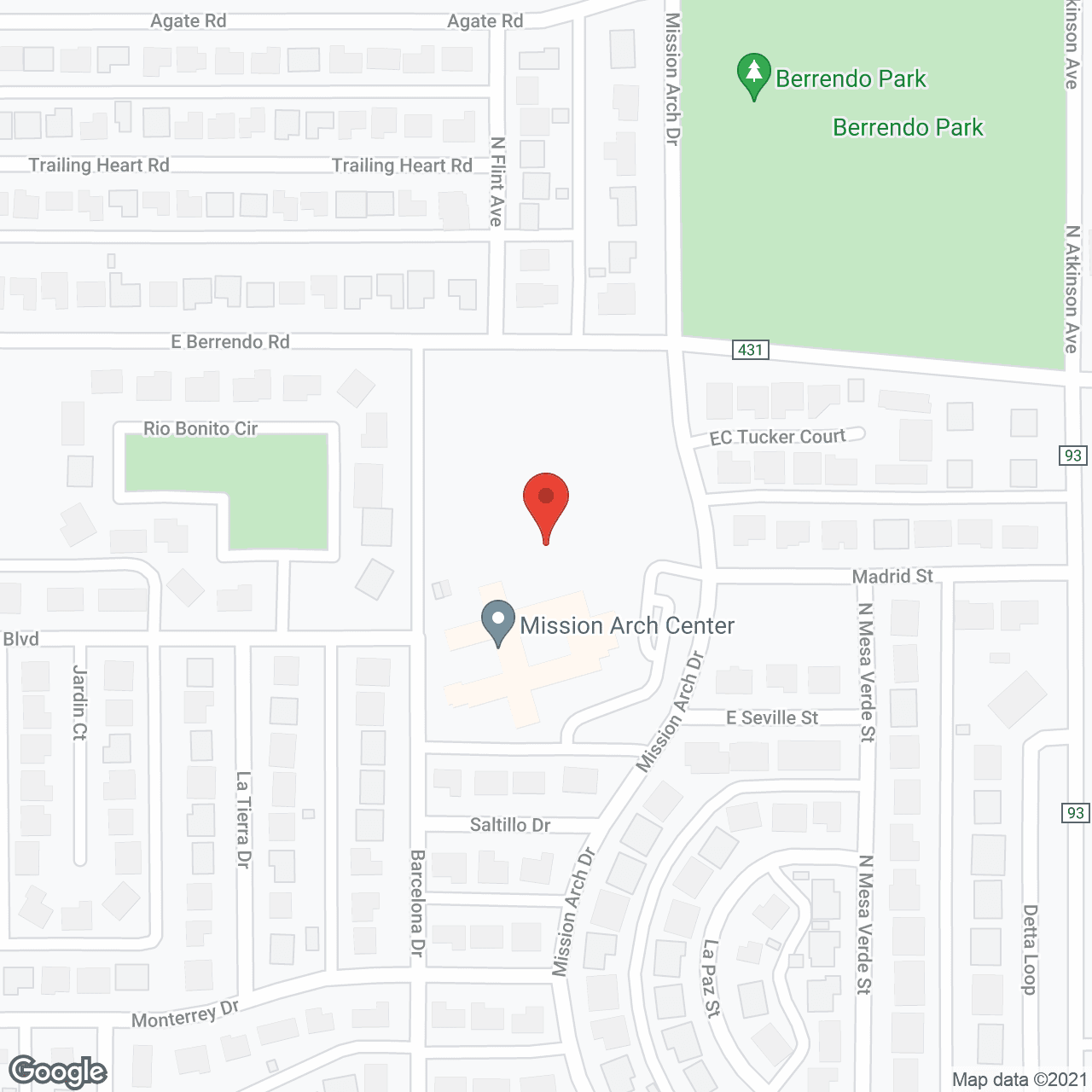 Mission Arch Care and Rehabilitation Ctr in google map