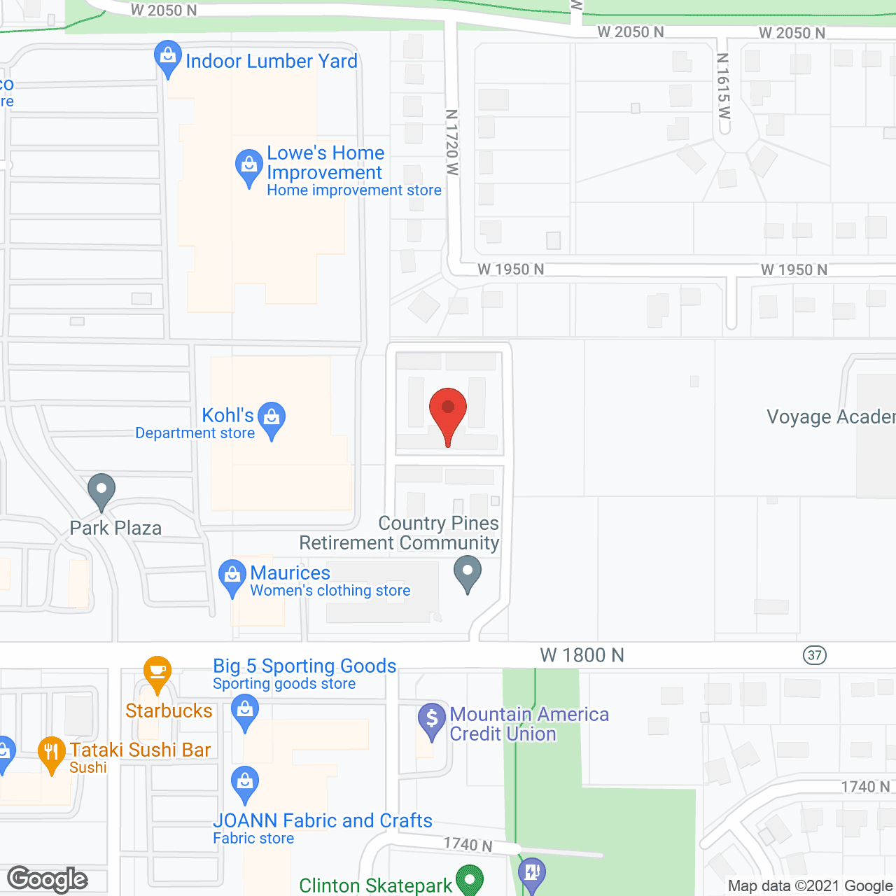 Country Pines Retirement Community in google map