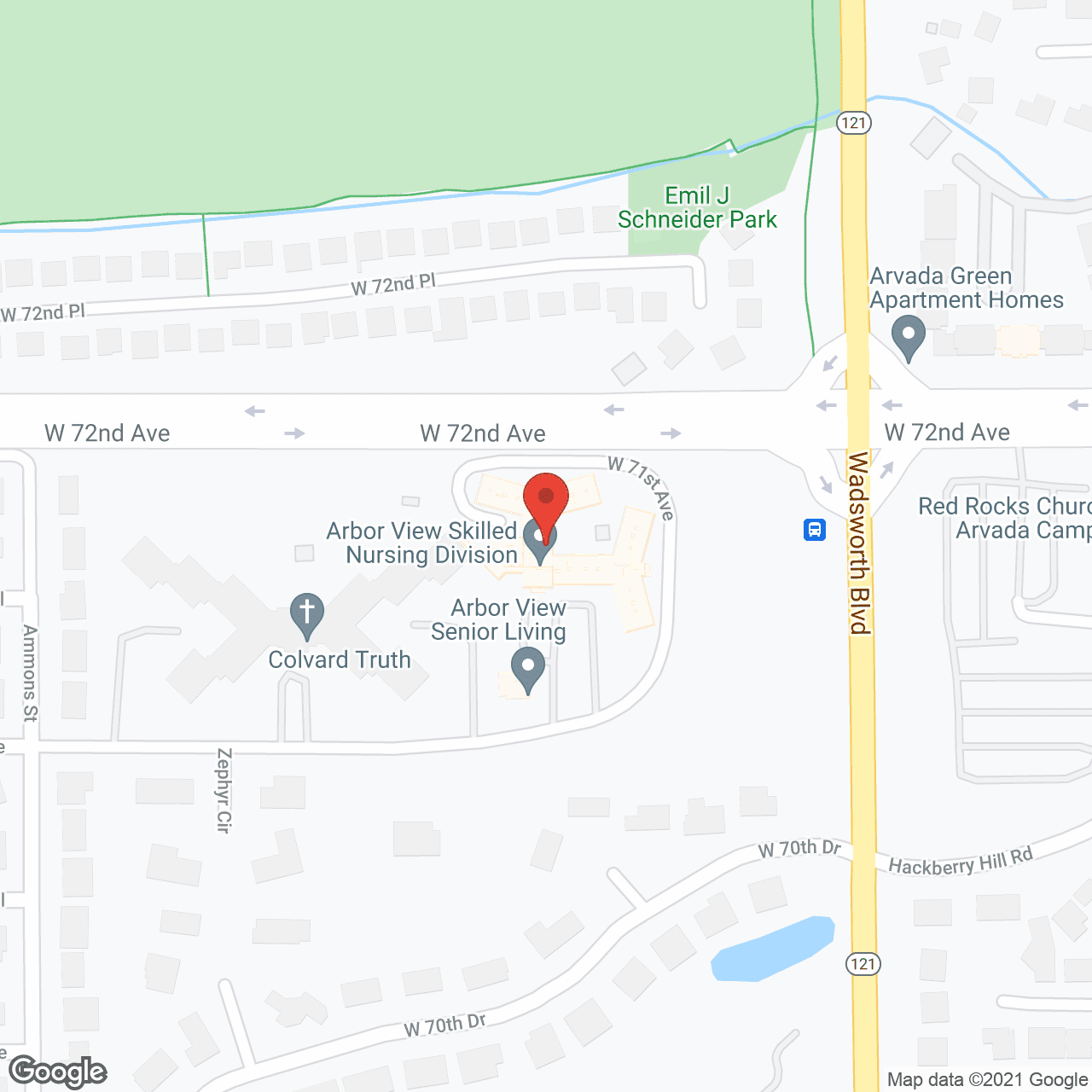 Arbor View Nursing Home in google map